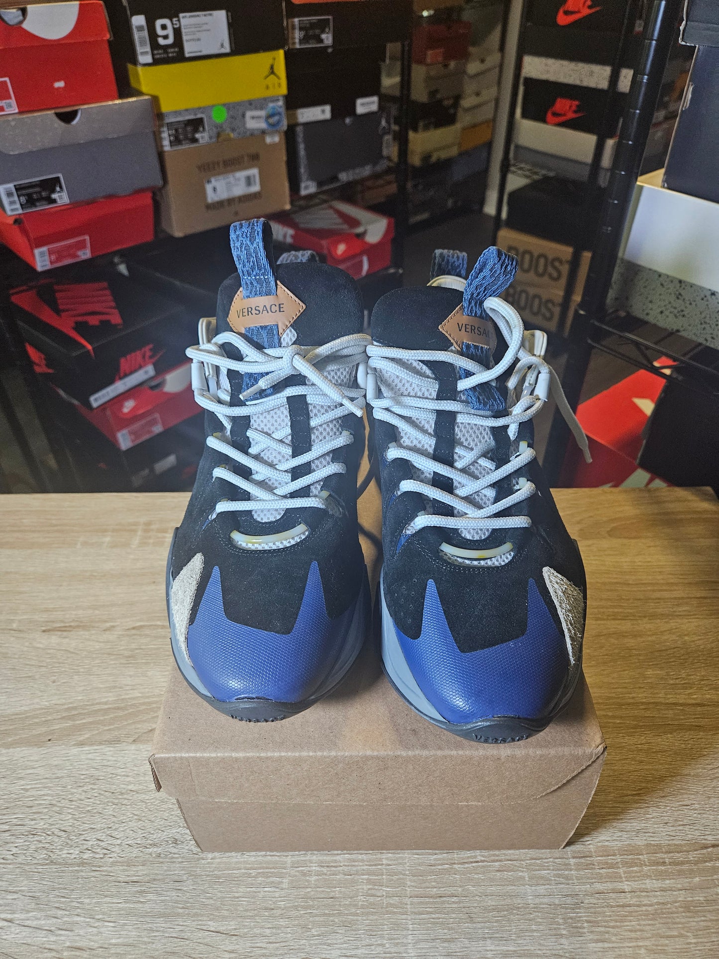 Size 9.5 - Versace Squalo White Imperial