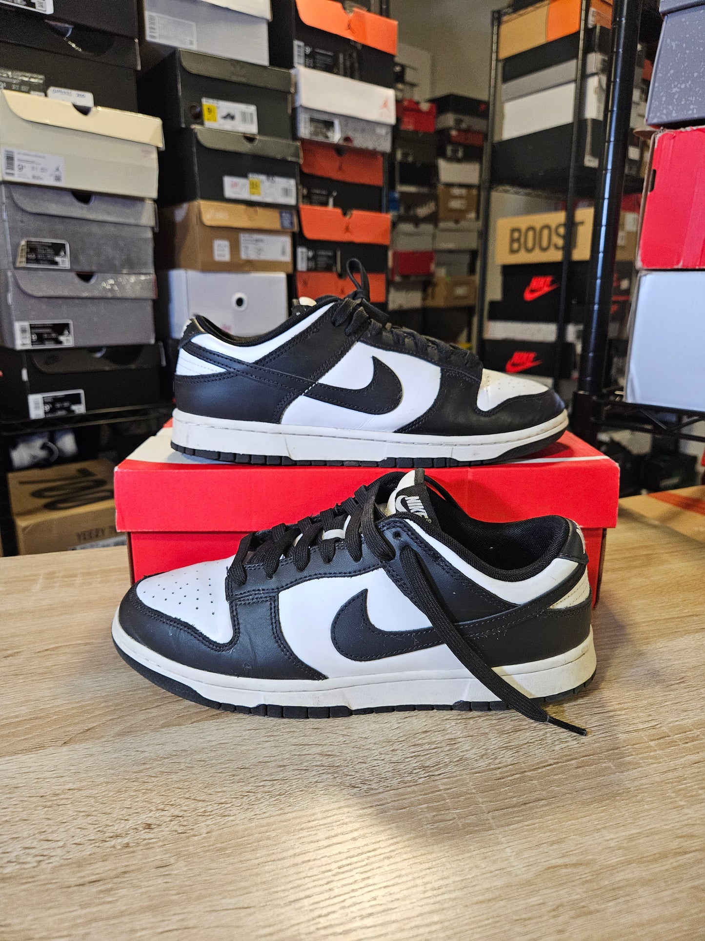 Size 9 - Dunk Low Black White