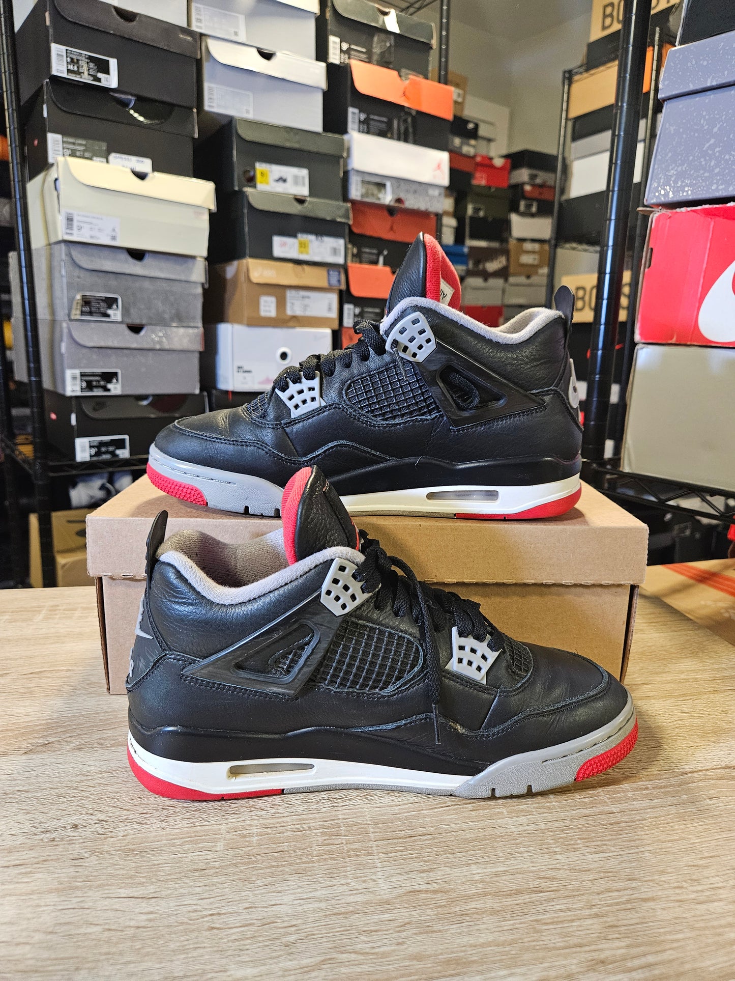 Size 9 - AJ 4 Retro Bred Reimagined