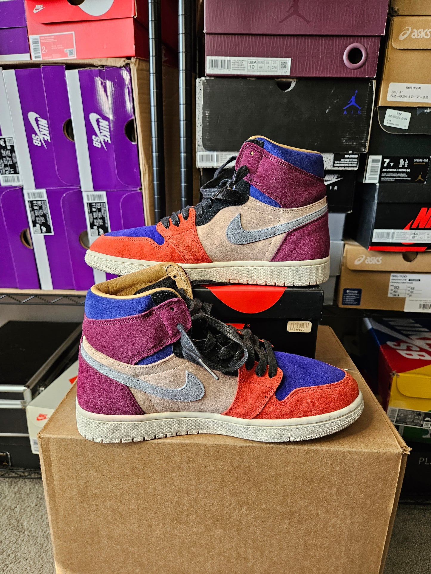 Size 9W/7.5M - Aleali May x Air Jordan 1 Retro High Court Lux