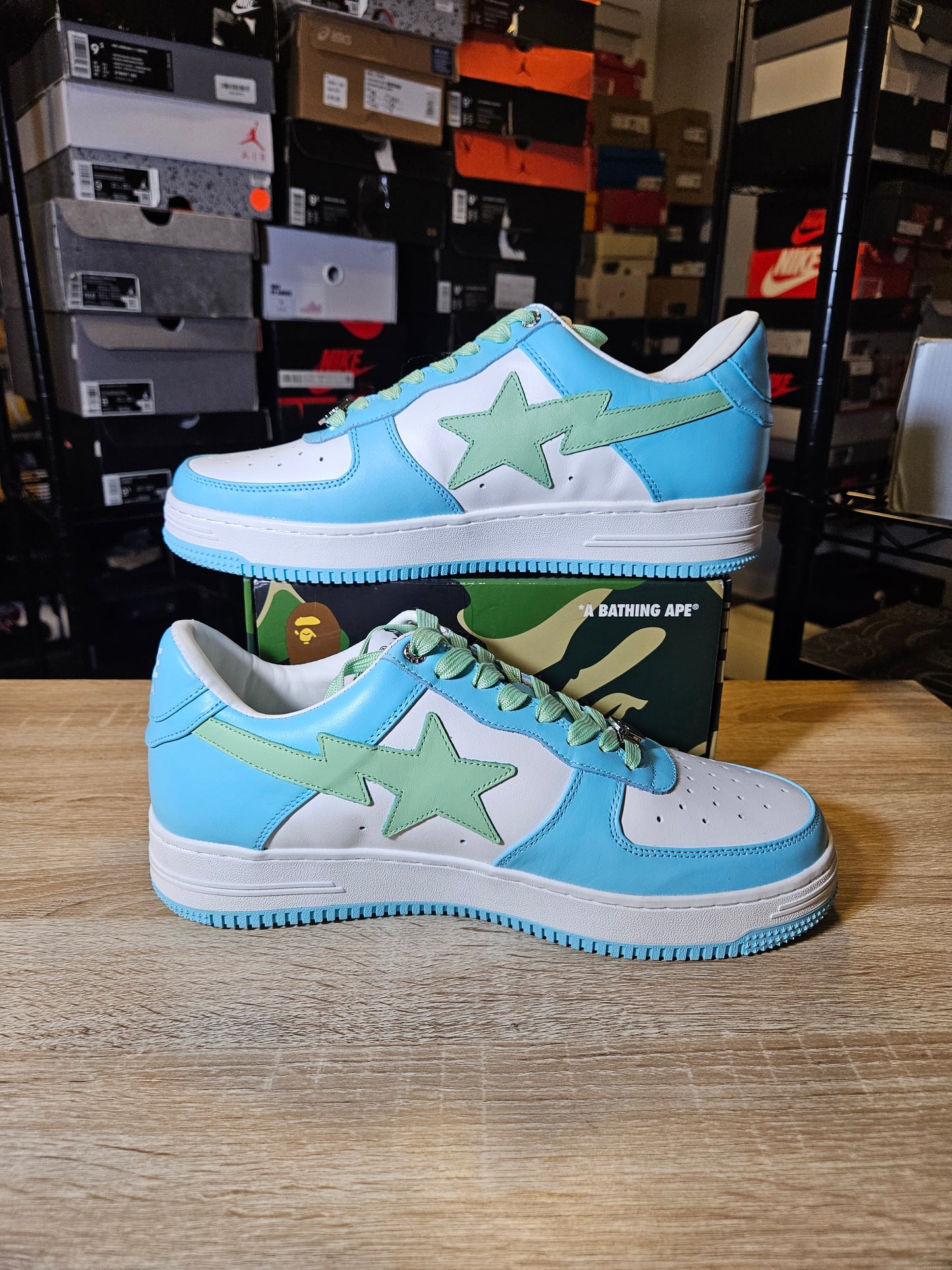 Size 11 - A Bathing Ape Bapesta Pastel Pack - Pink 2021