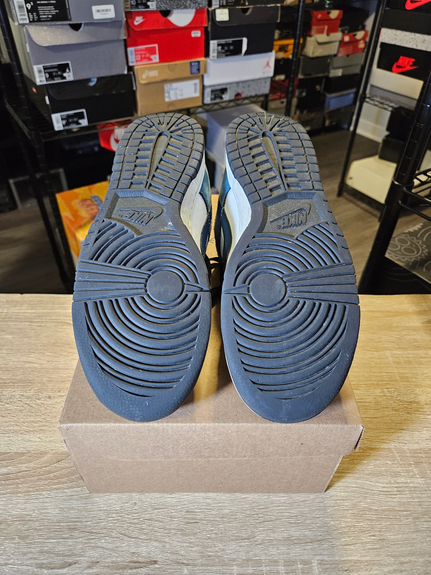 Size 9 - Dunk Low Airbrush - Industrial Blue