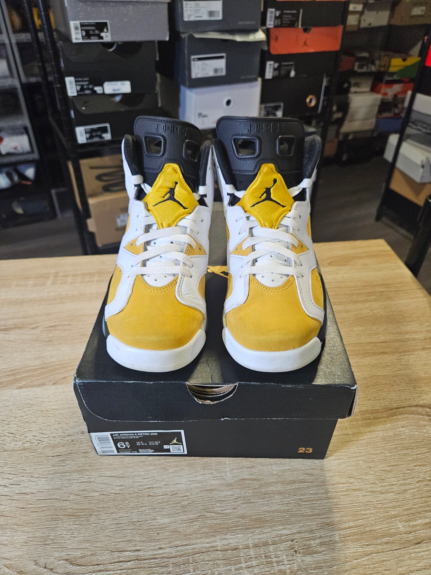 Size 6.5 - AJ 6 Retro Yellow Ochre