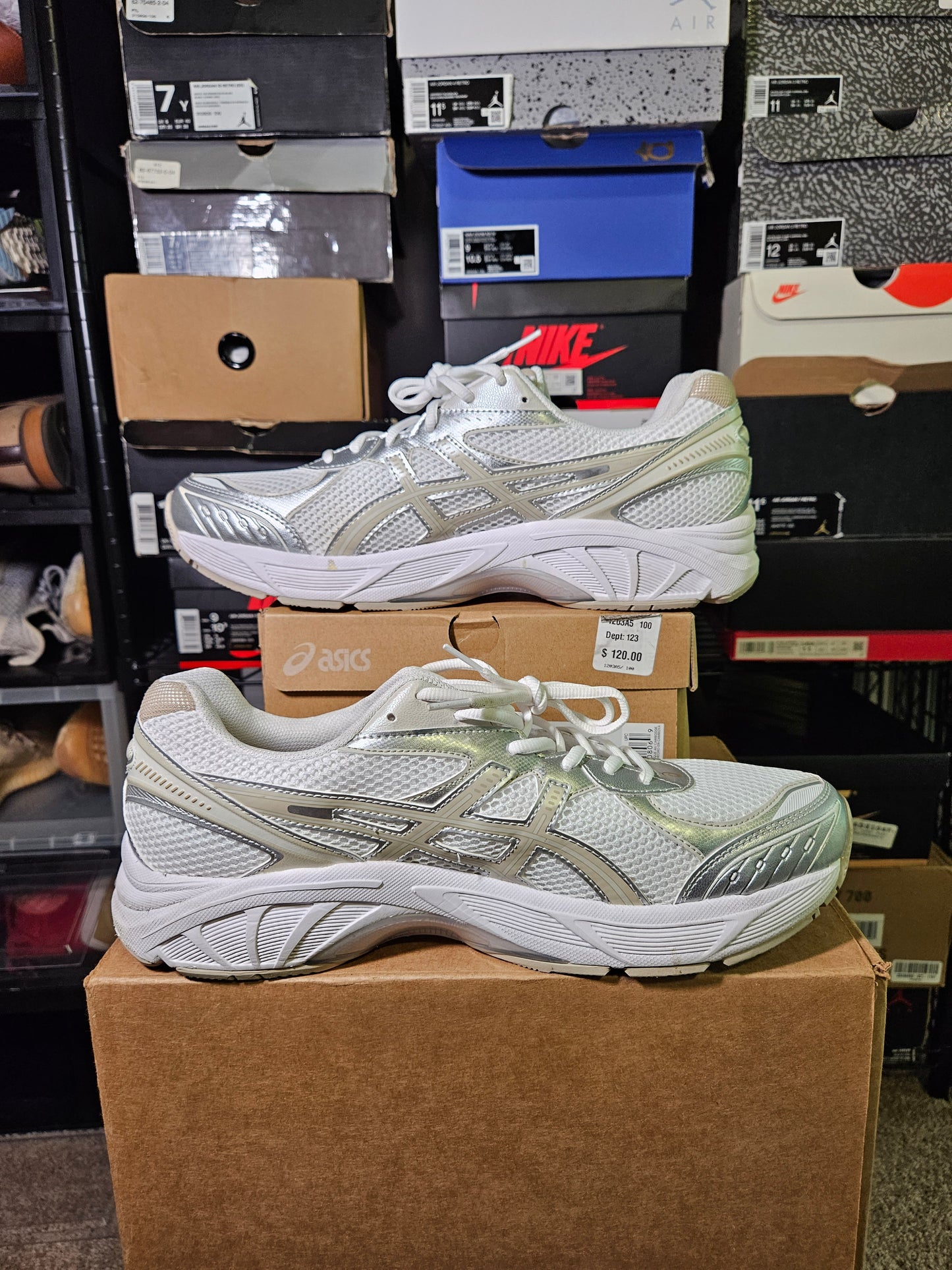 Size 13 - ASICS Gel 1130 Cream White Putty