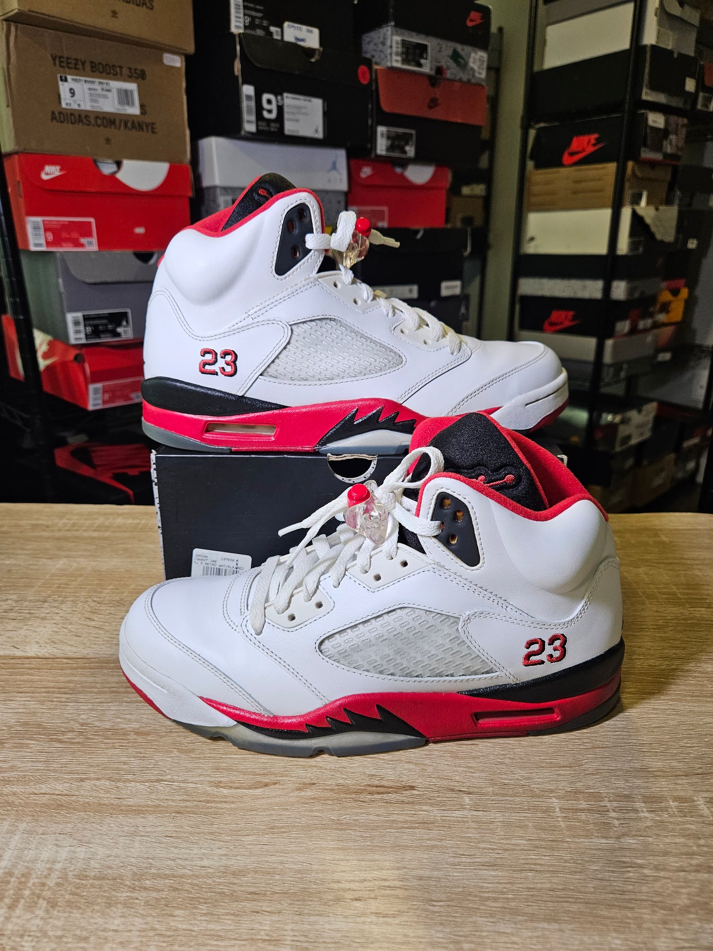 Size 9 - AJ 5 Retro 2013 Fire Red