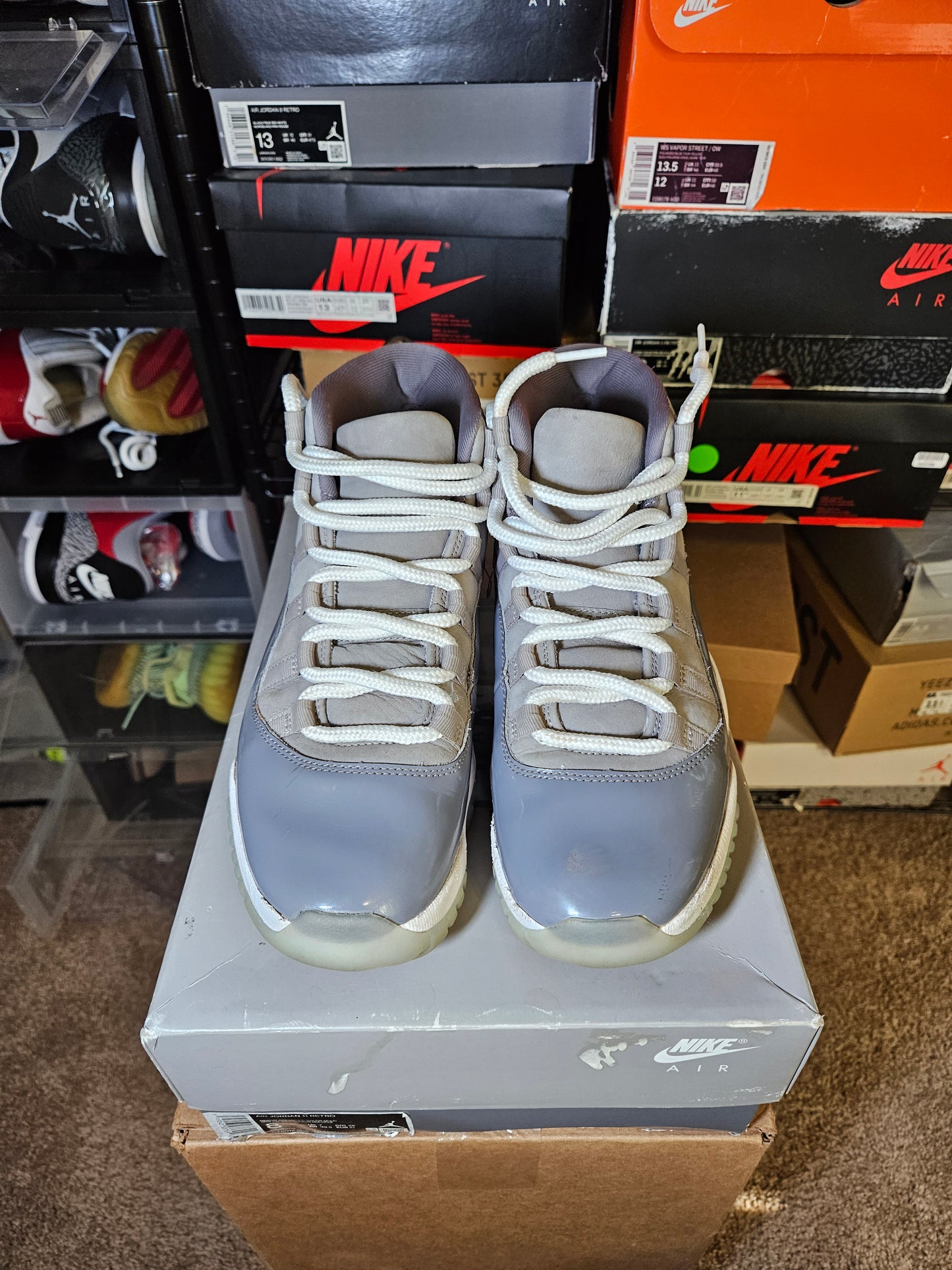 Size 8 - AJ 11 Retro High Cool Grey