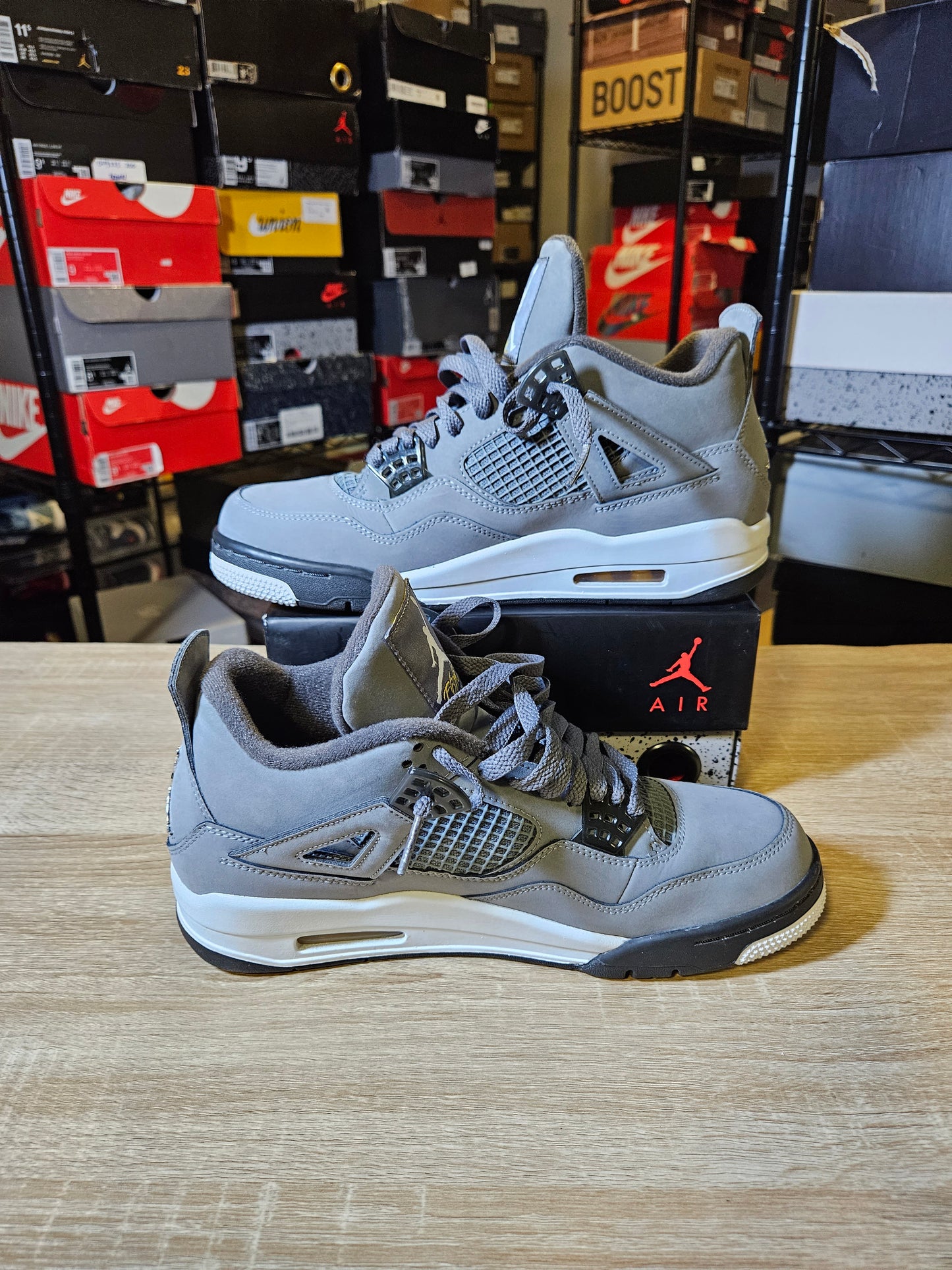 Size 9 - AJ 4 Retro Low Cool Grey