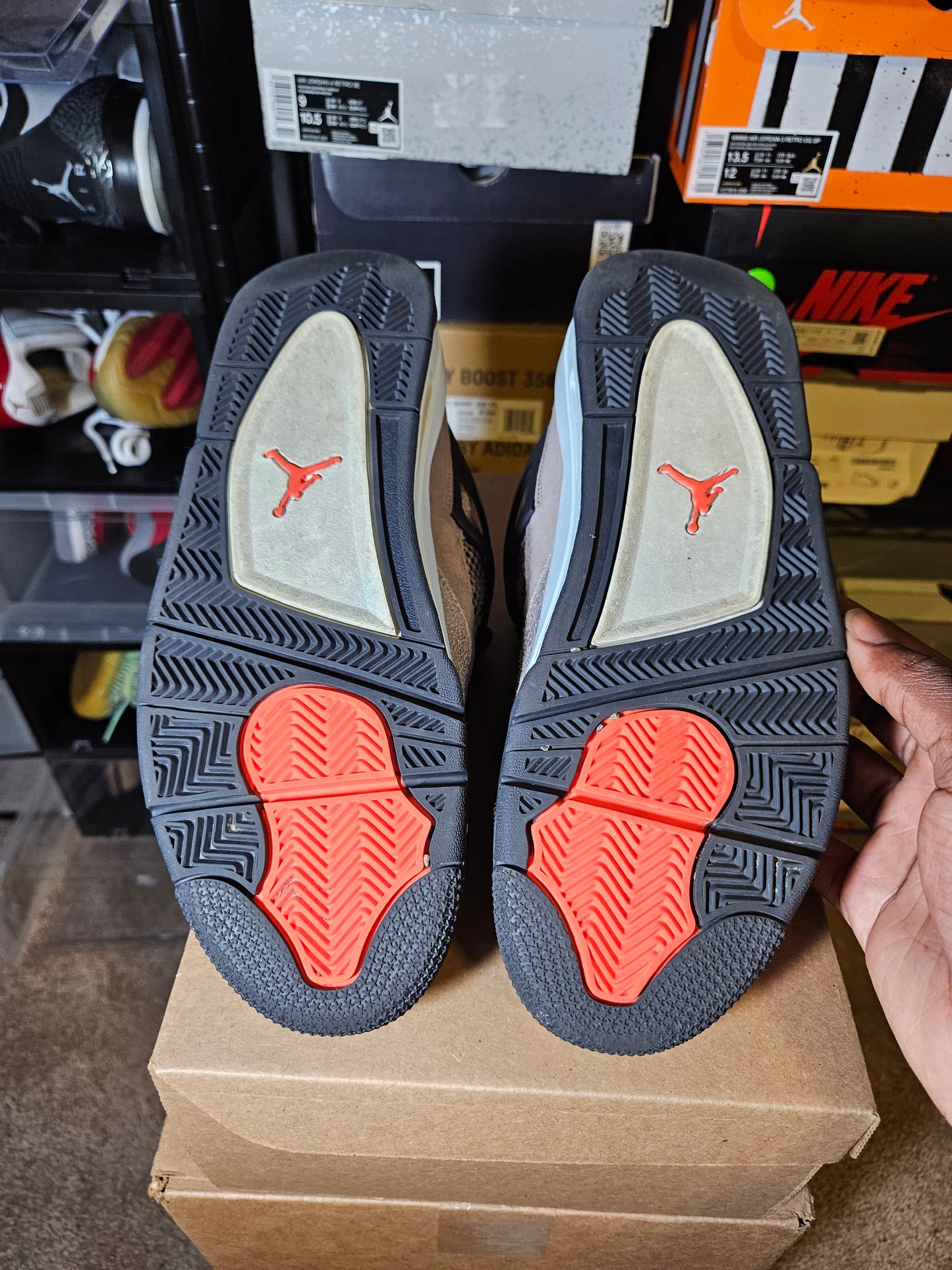 Size 9 - AJ 4 Retro Mid Taupe Haze
