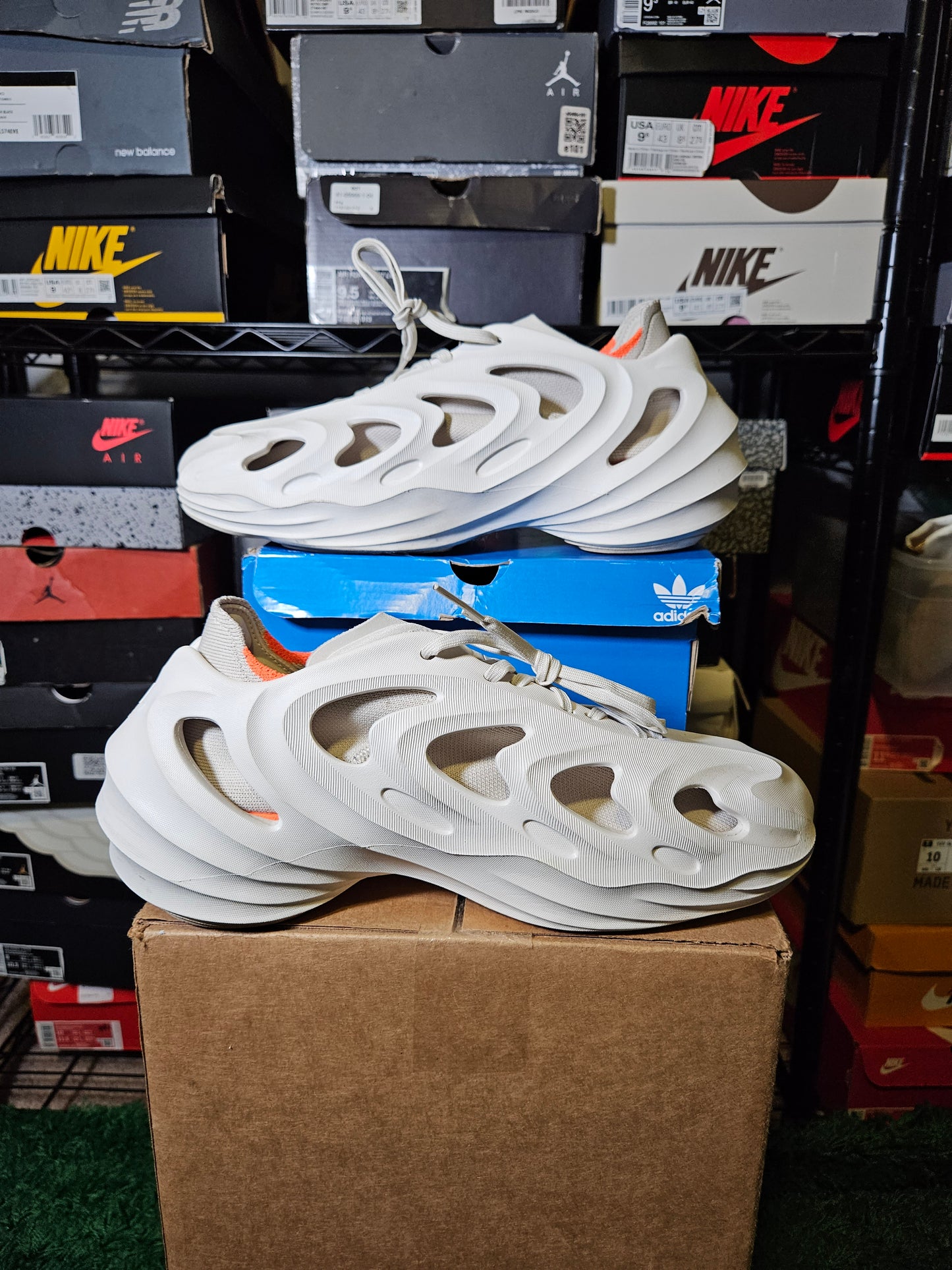 Size 10 - adiFOM Q Off-White
