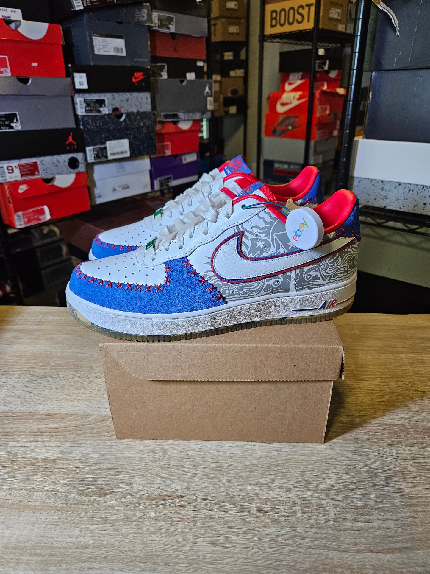 Size 10 - AF1 Puerto Rico