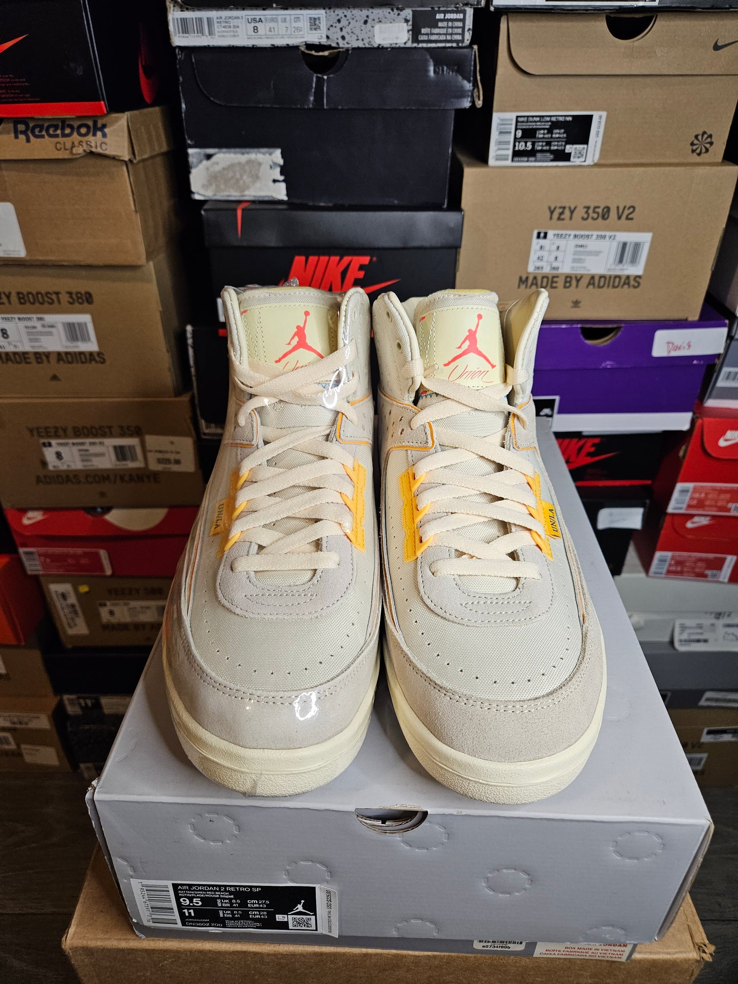 Size 9.5 - Union LA x AJ 2 Retro SP Rattan
