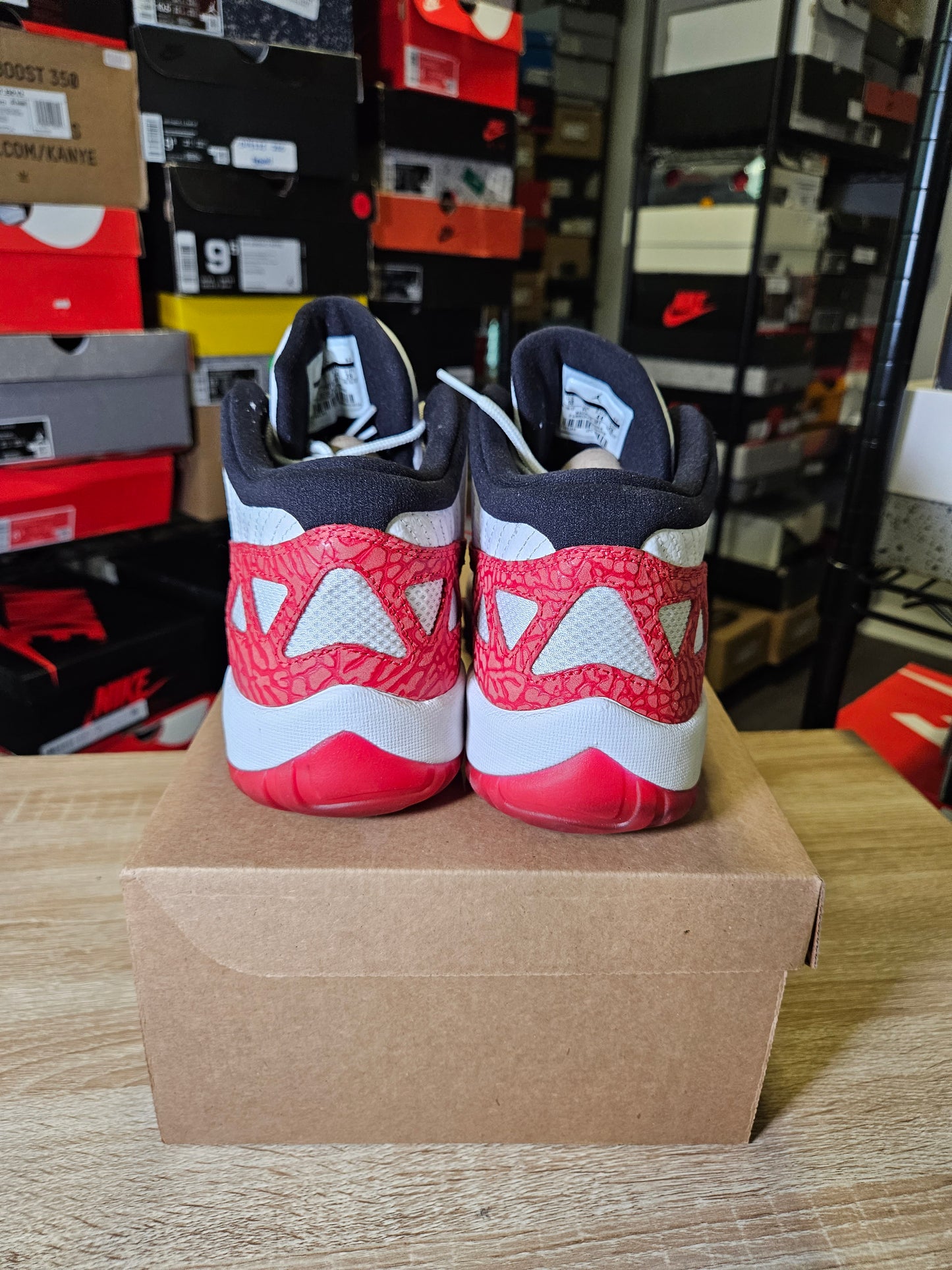Size 10 - AJ 11 Retro IE Low Gym Red