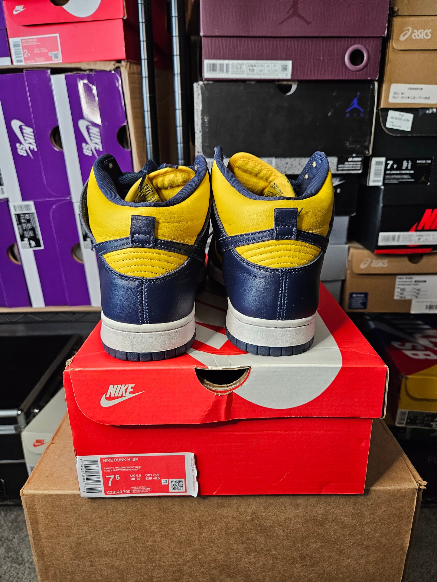 Size 7.5 - Dunk SP 2020 High Michigan