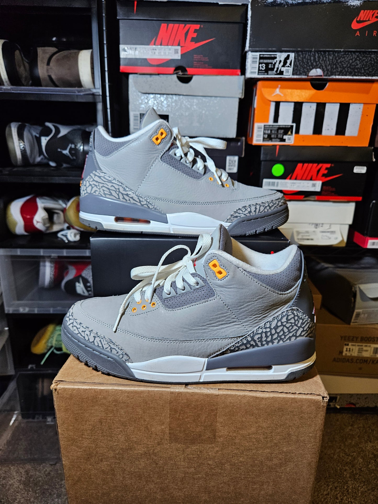 Size 9 - AJ 3 Retro Mid Cool Grey