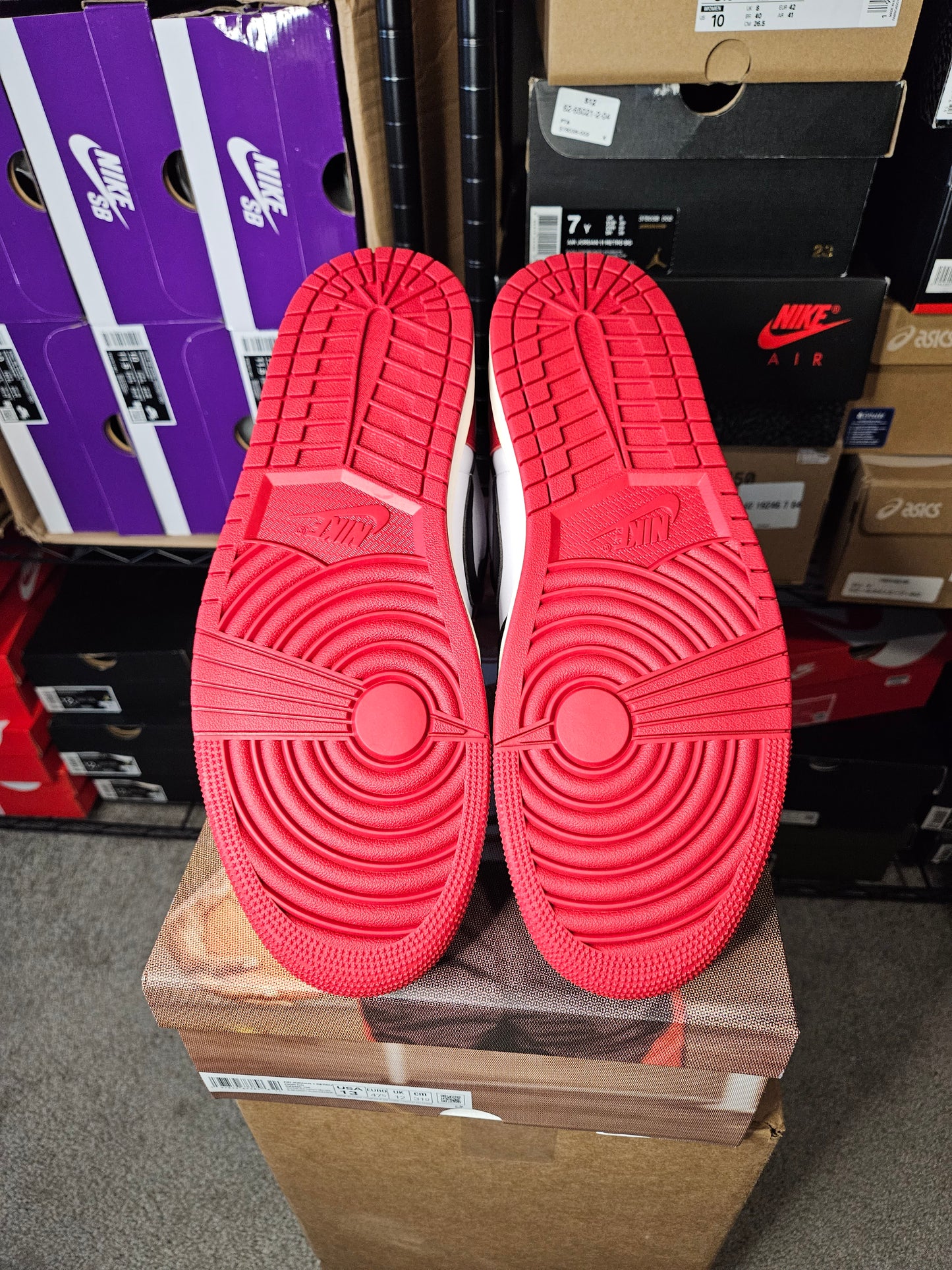 Size 13 - AJ 1 Retro OG High Black Toe Reimagined