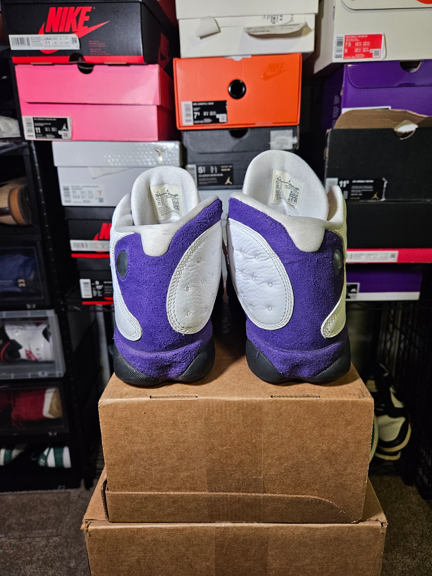 Size 10.5 - AJ 13 Retro Lakers