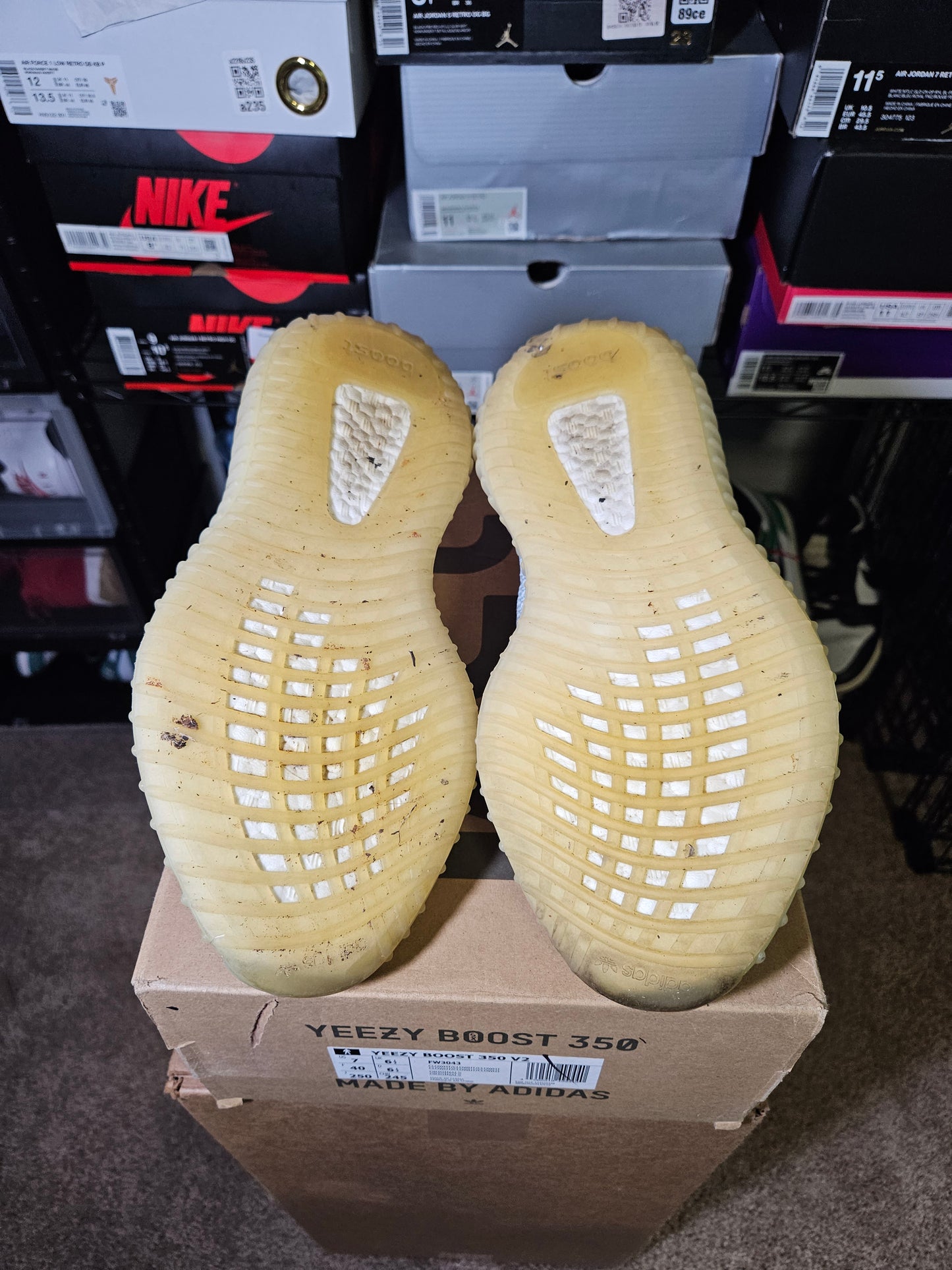 Size 7 - YZY Boost 350 V2 Cloud White Non-Reflective