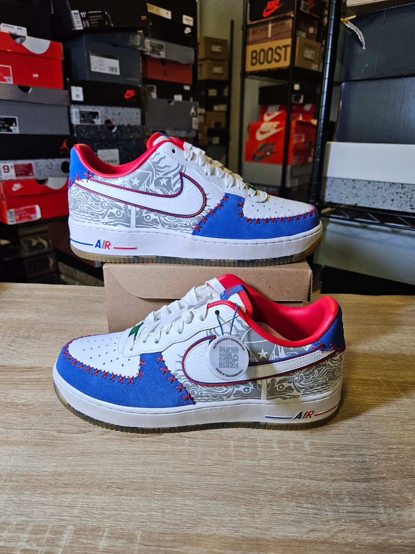 Size 10 - AF1 Puerto Rico
