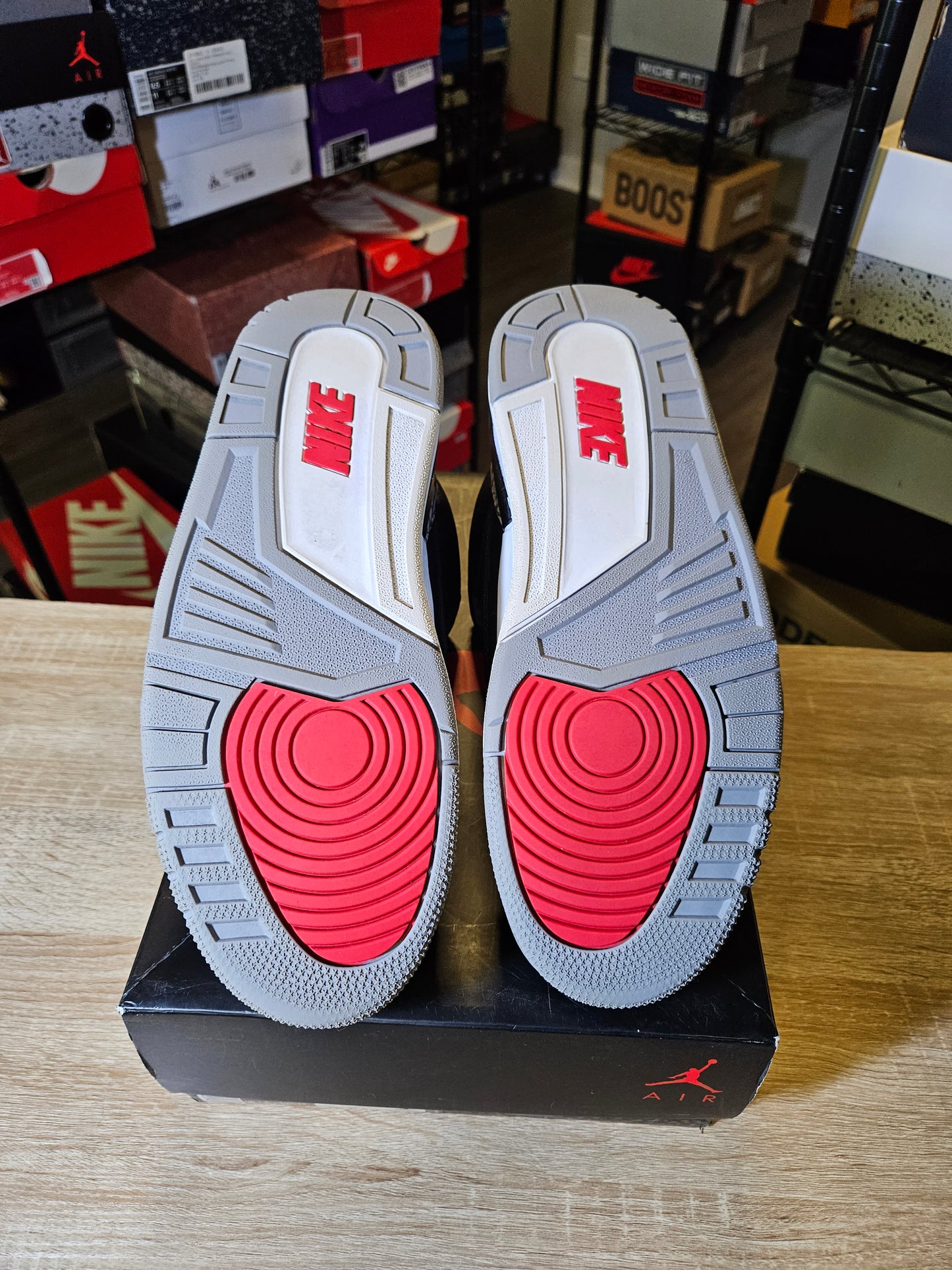 Size 9.5 - AJ 3 Retro OG Mid Black Cement