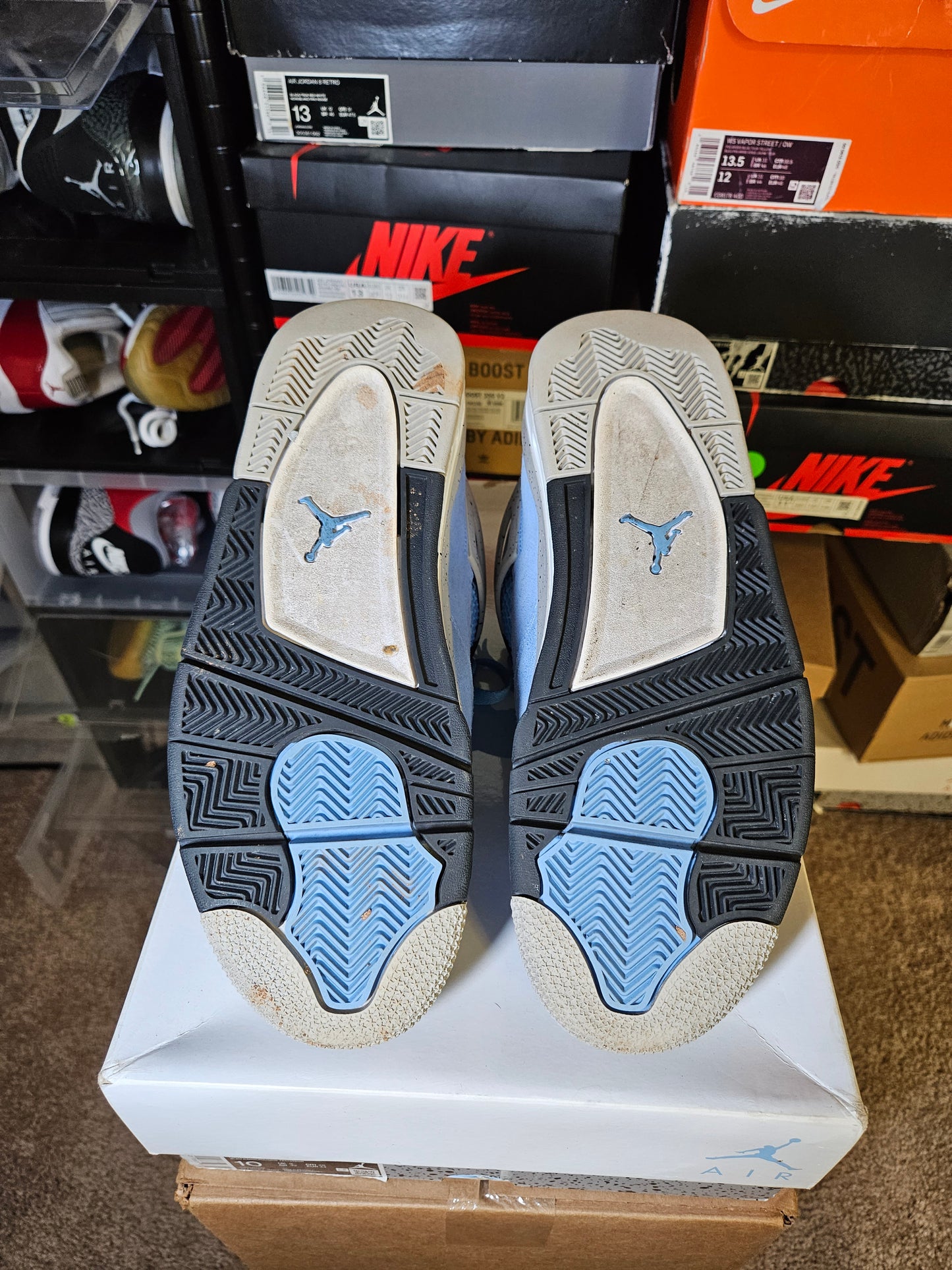 Size 10 - AJ 4 Retro Mid University Blue