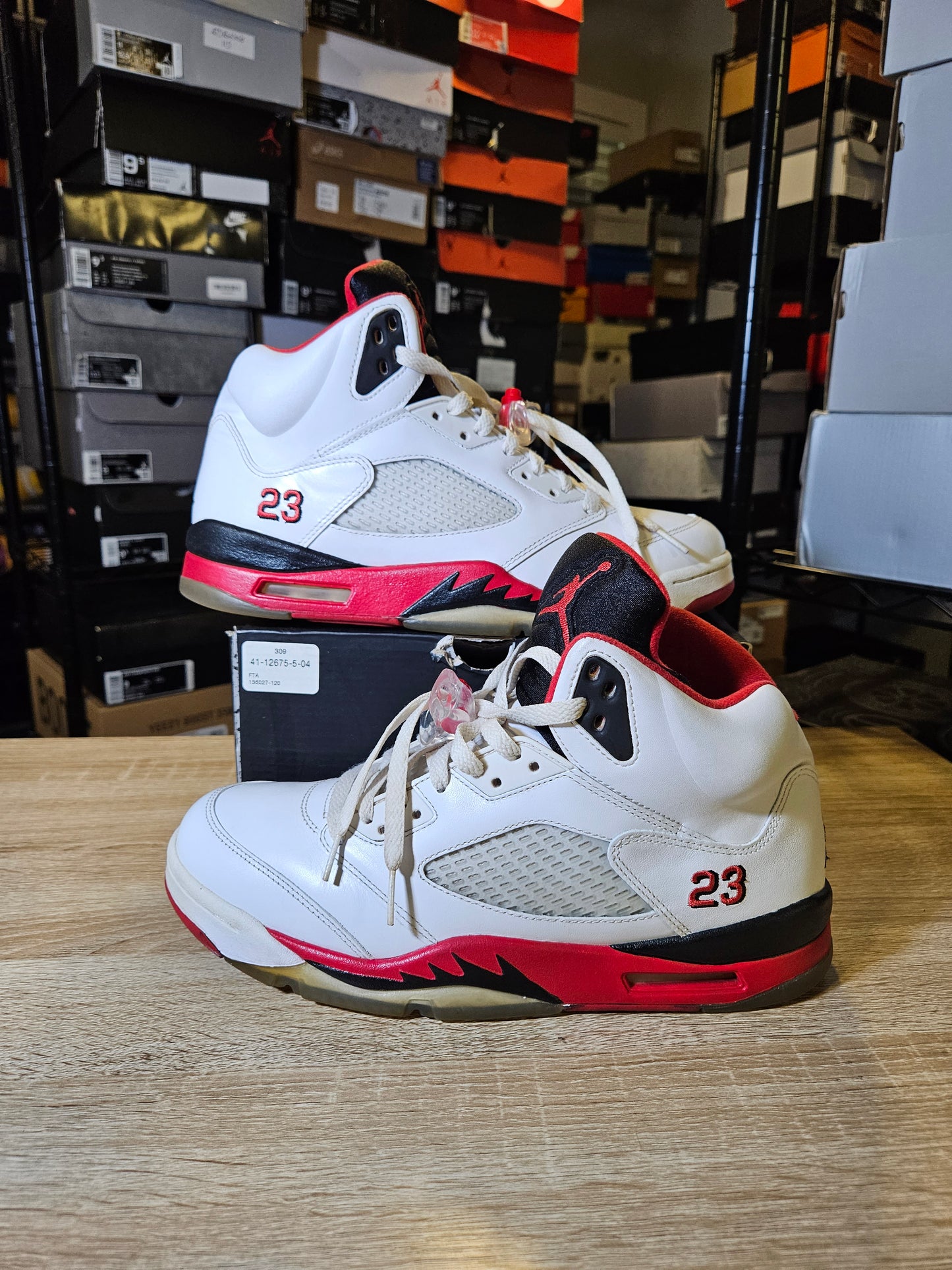 Size 10 - AJ 5 Retro 2013 Fire Red