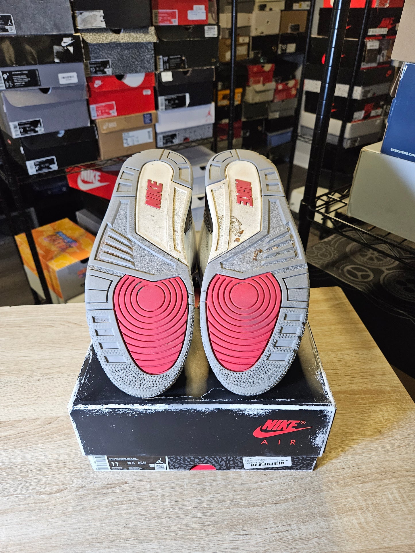 Size 11 - AJ 3 Retro Mid White Cement Reimagined