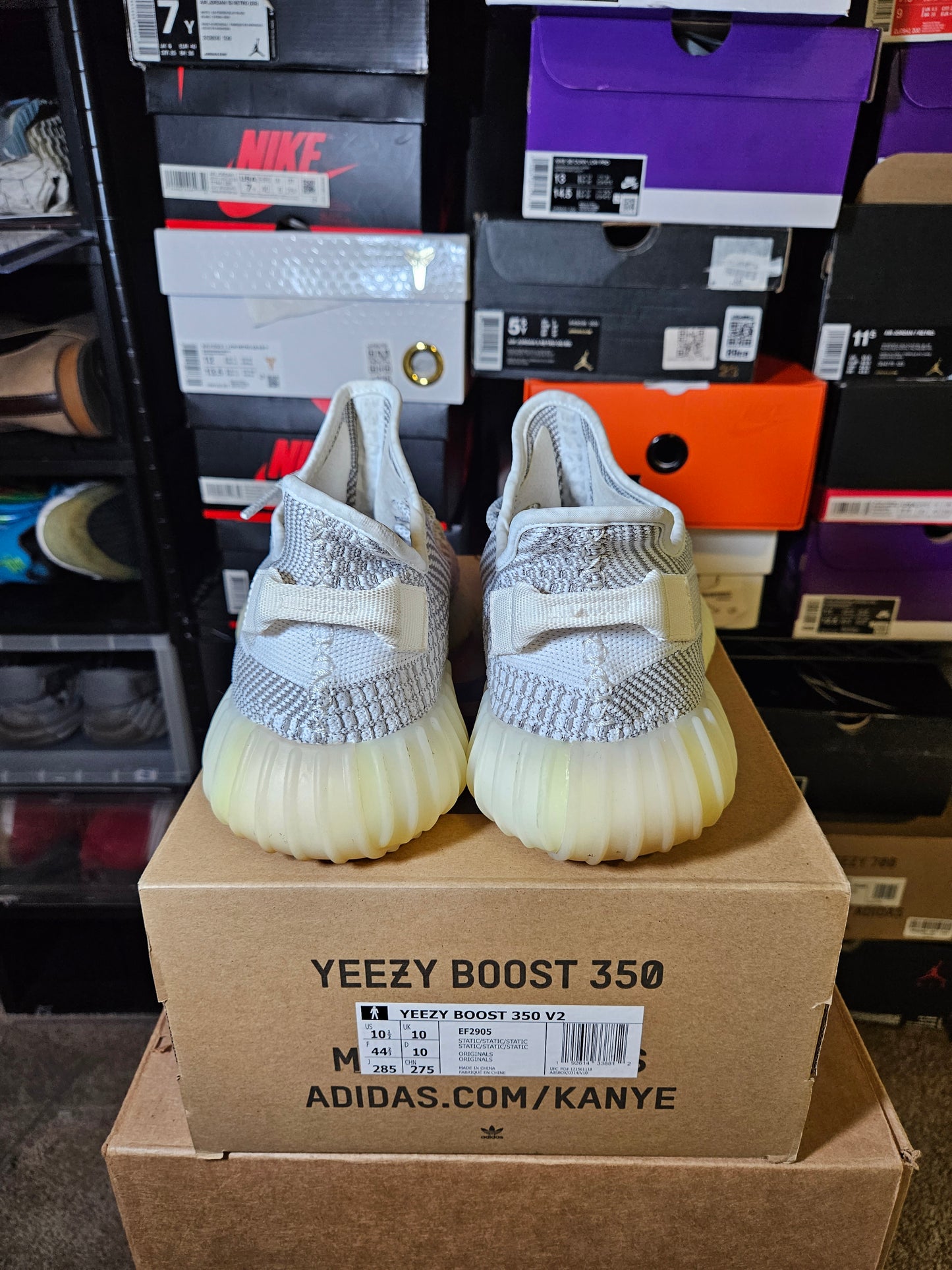 Size 10.5 - YZY Boost 350 V2 2018 Low Static Non-Reflective
