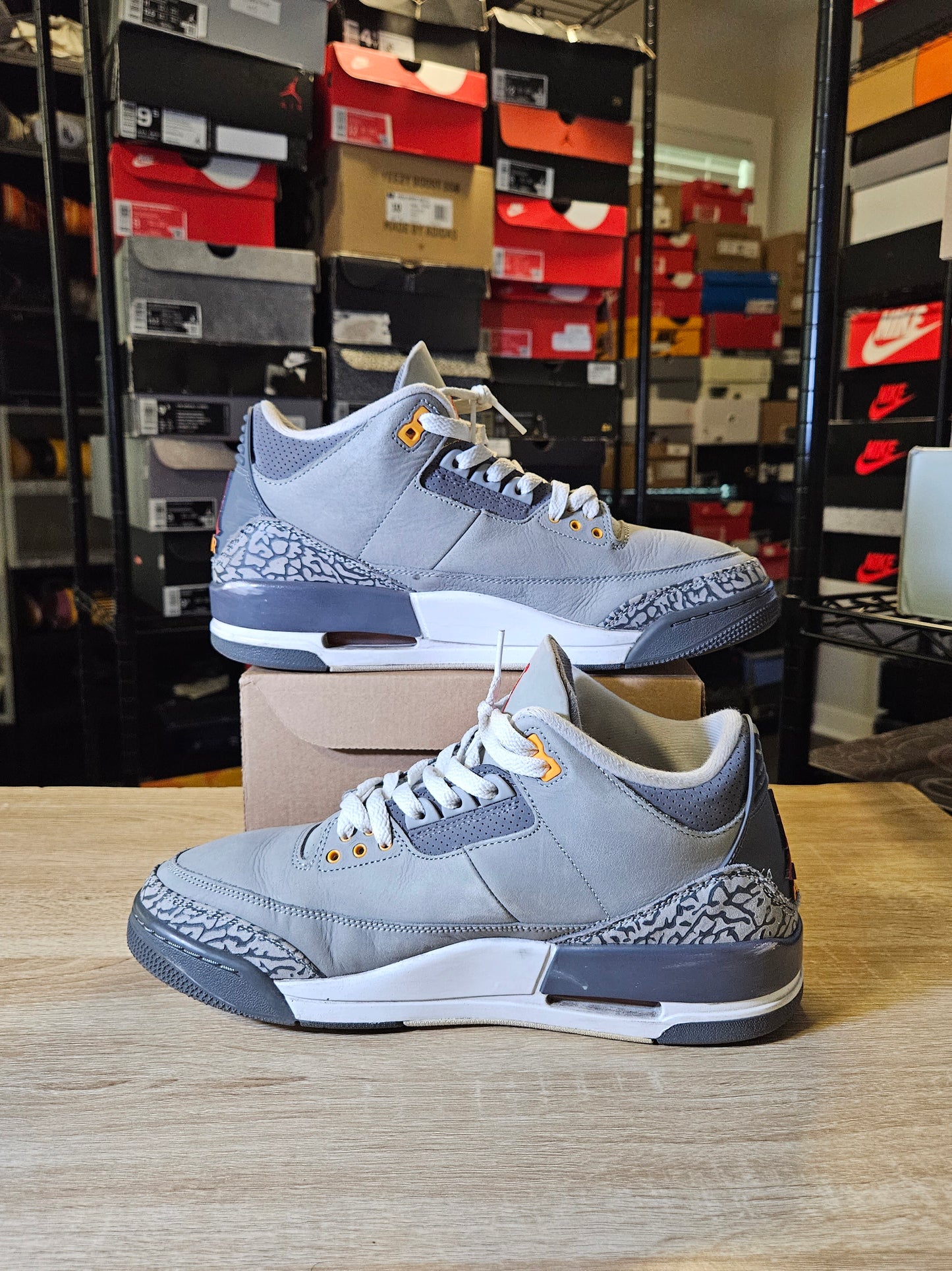 Size 9.5 - Jordan 3 Retro Mid Cool Grey