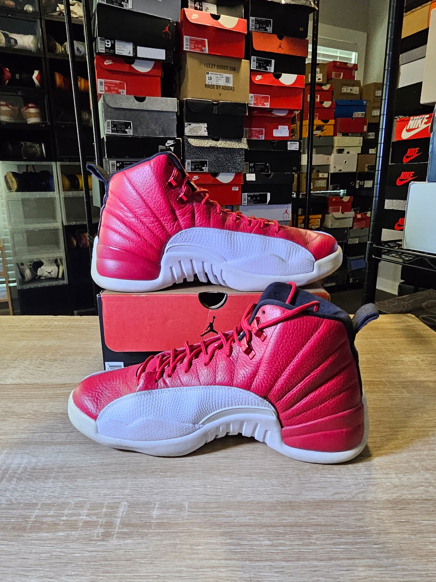 Size 9.5 - AJ 12 Retro Gym Red