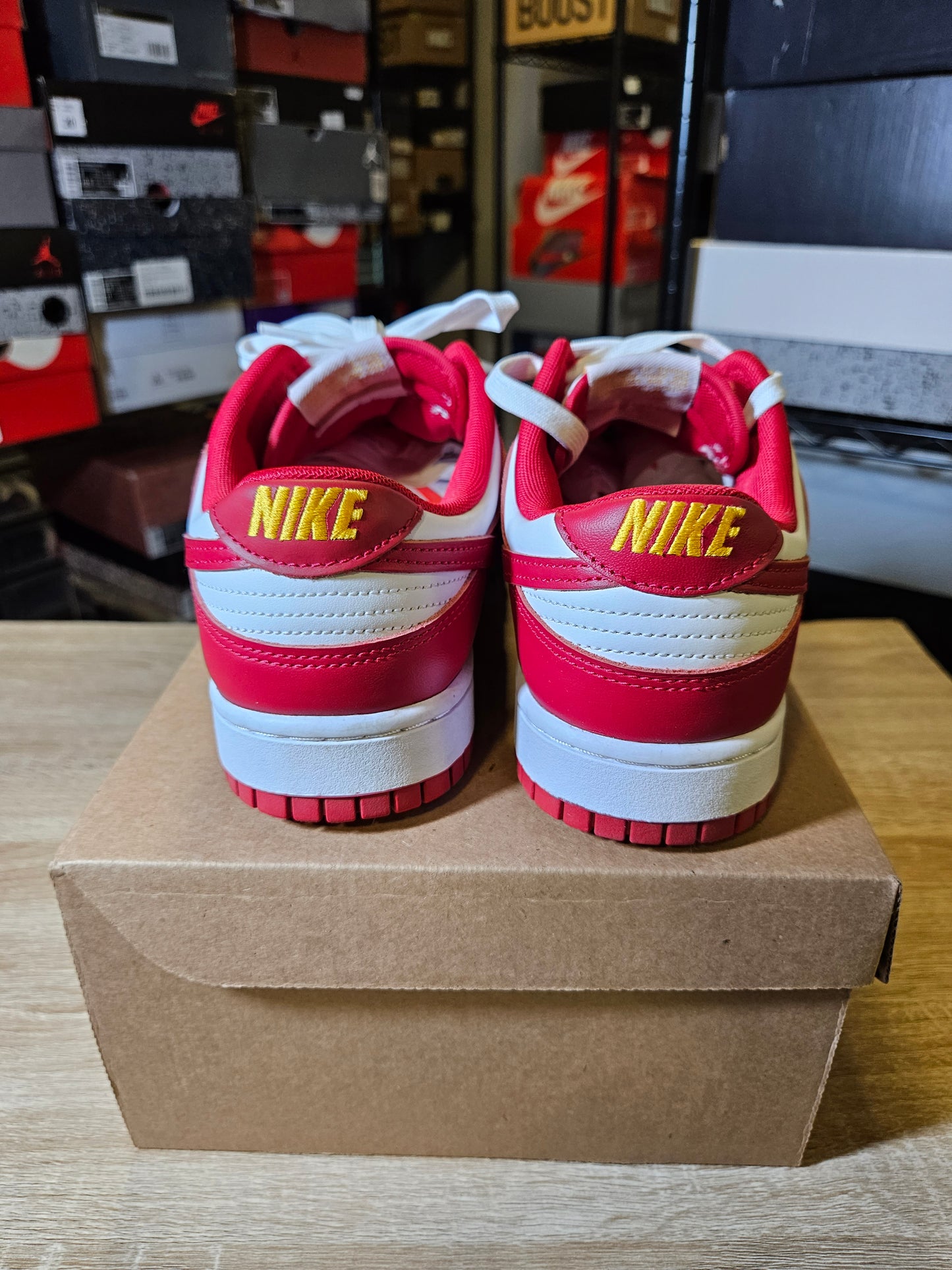 Size 9.5 - Dunk Low Gym Red