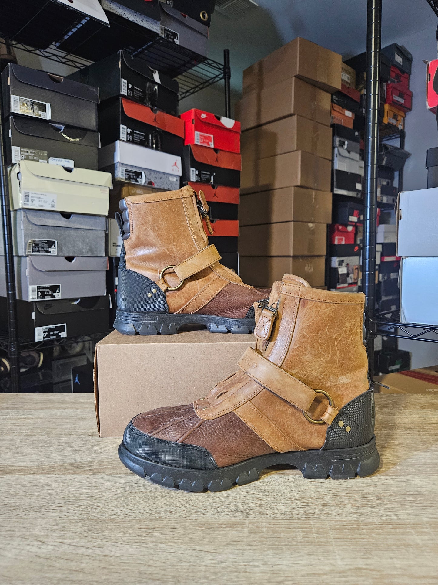 Size 9.5 - Polo Ralph Lauren Boots Conquest Hi III men size
