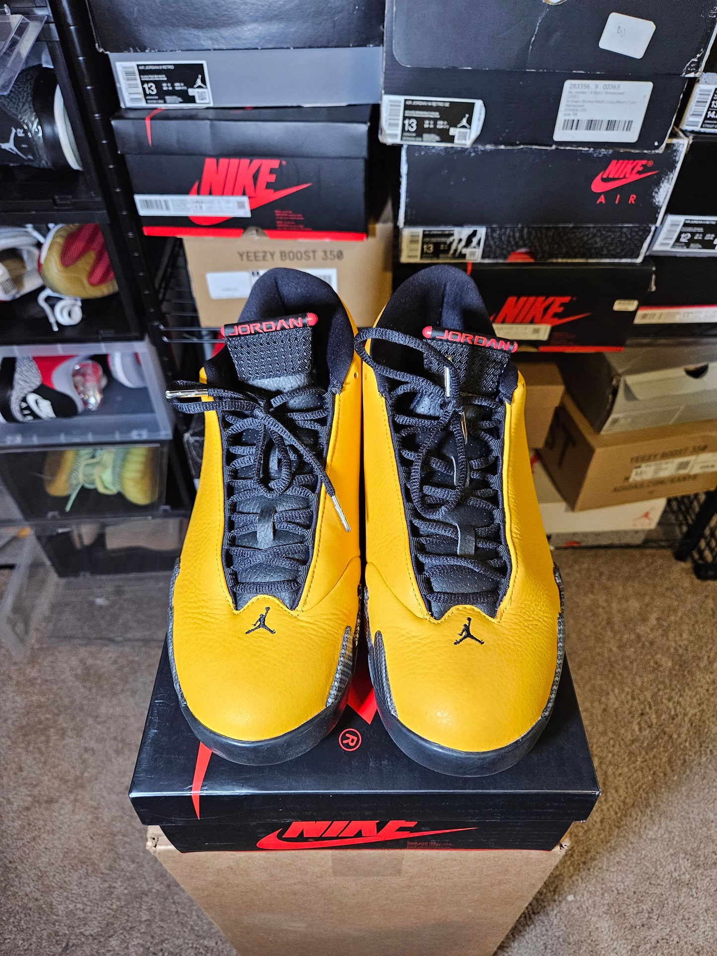 Size 10.5 - AJ 14 Retro Reverse Ferrari