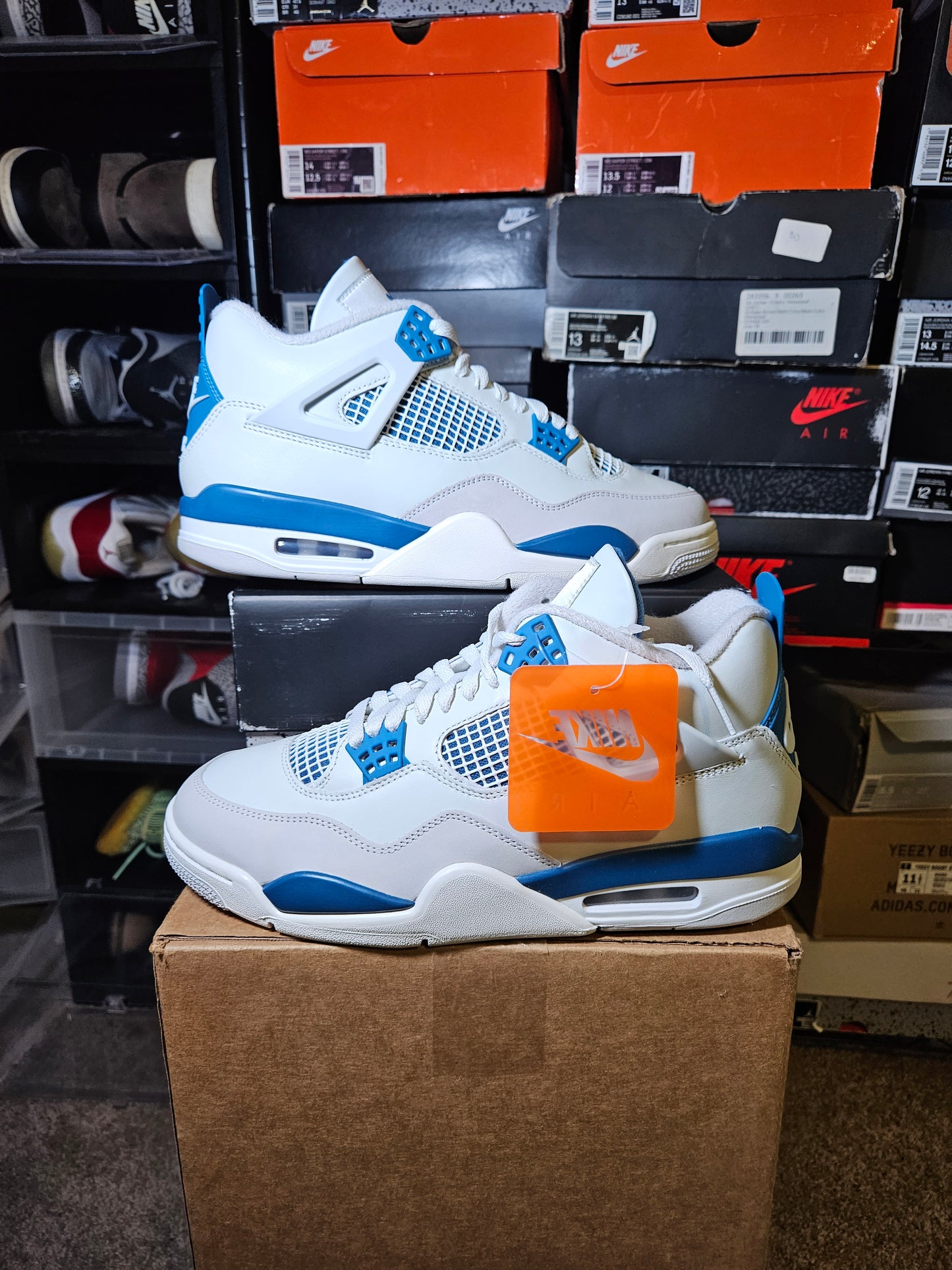 Size 10 - AJ 4 Retro 2024 Military Blue
