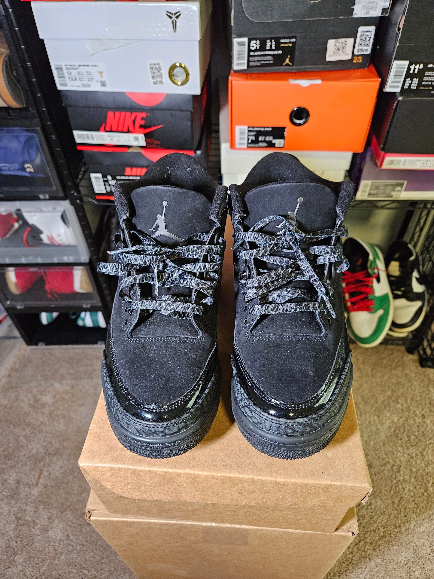Size 9.5 - AJ 3 Retro 2025 Black Cat