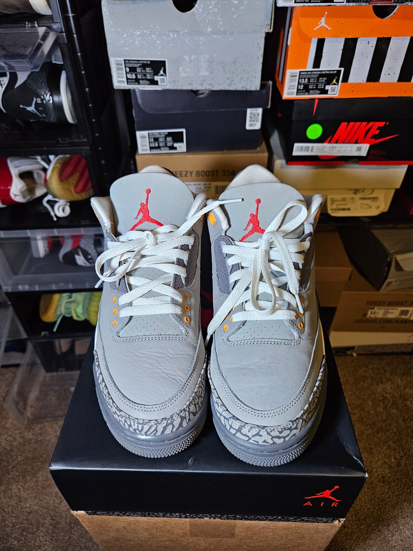 Size 9 - AJ 3 Retro Mid Cool Grey