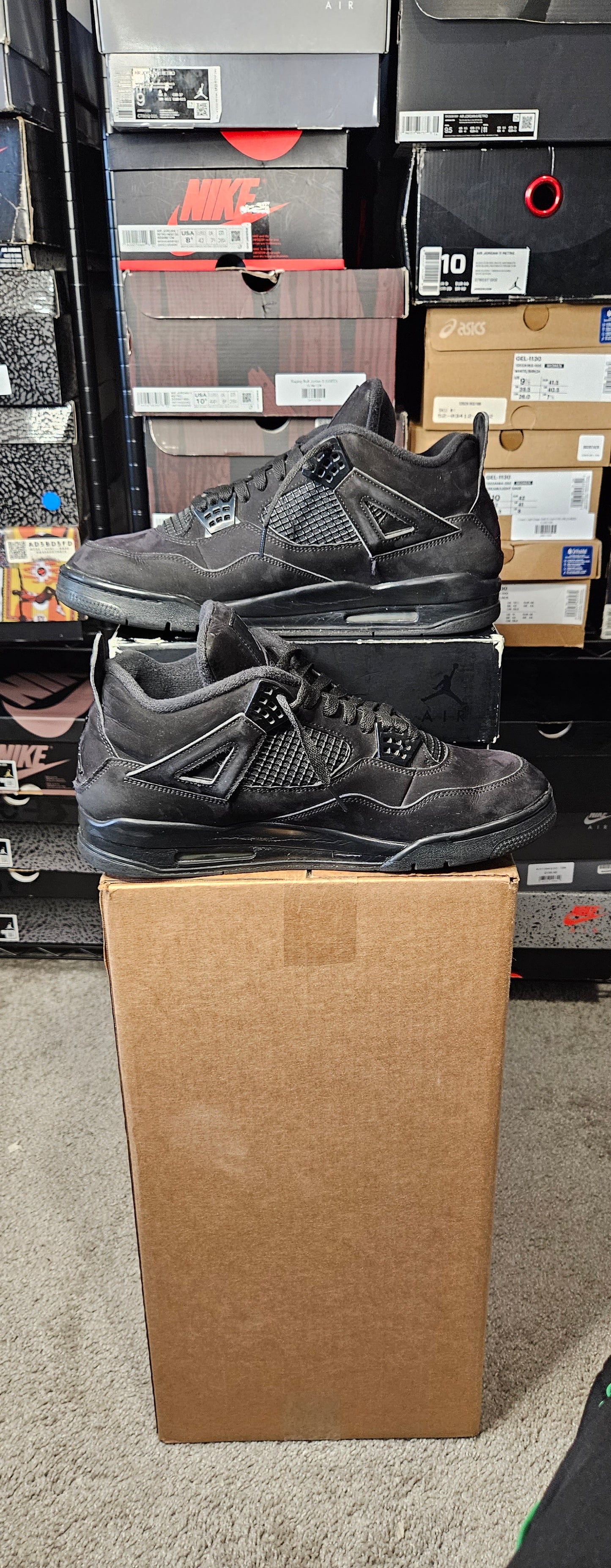 Size 13 - AJ 4 Retro Mid Black Cat