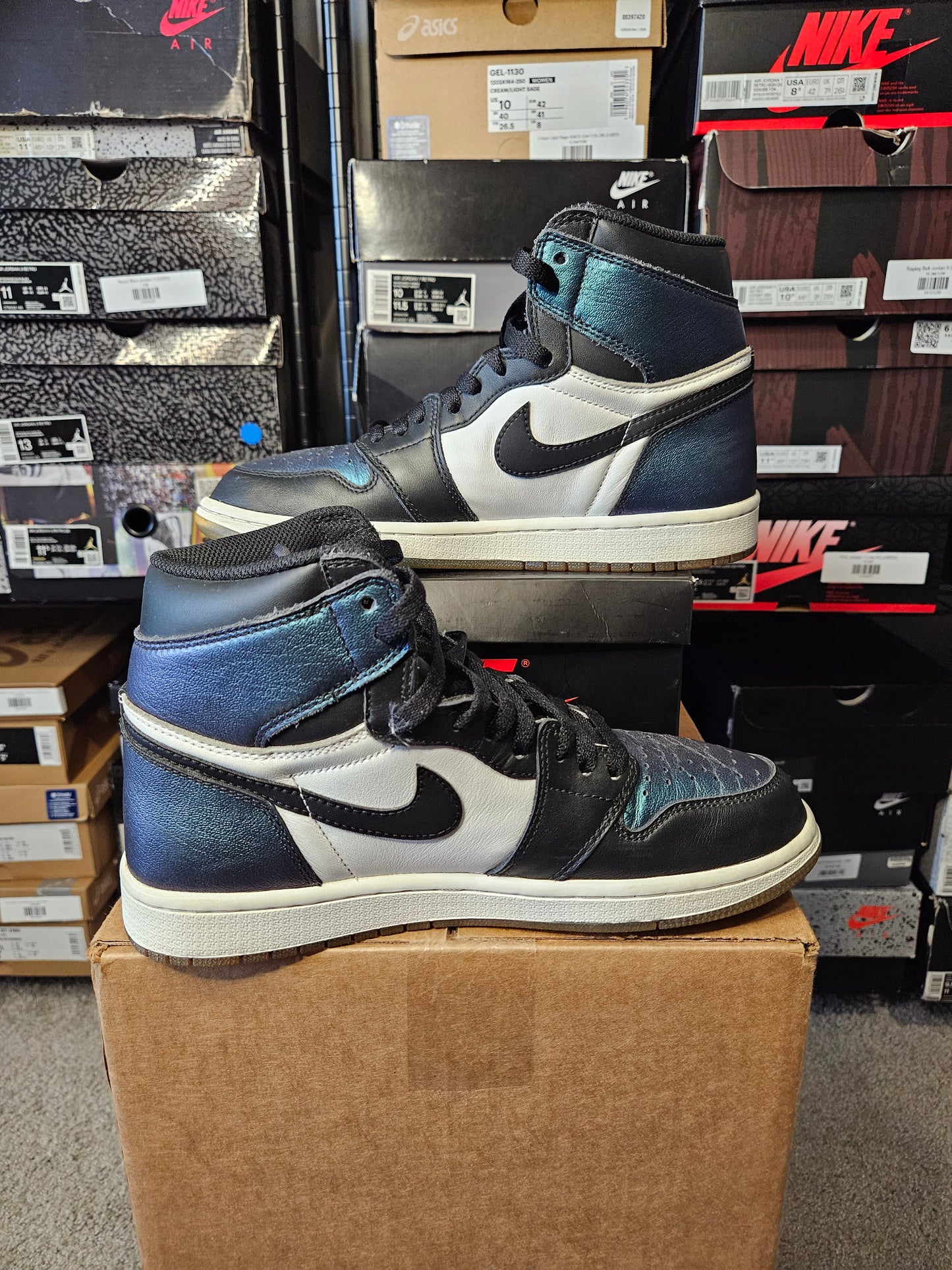 Size 8 - AJ 1 Retro OG High All Star - Chameleon