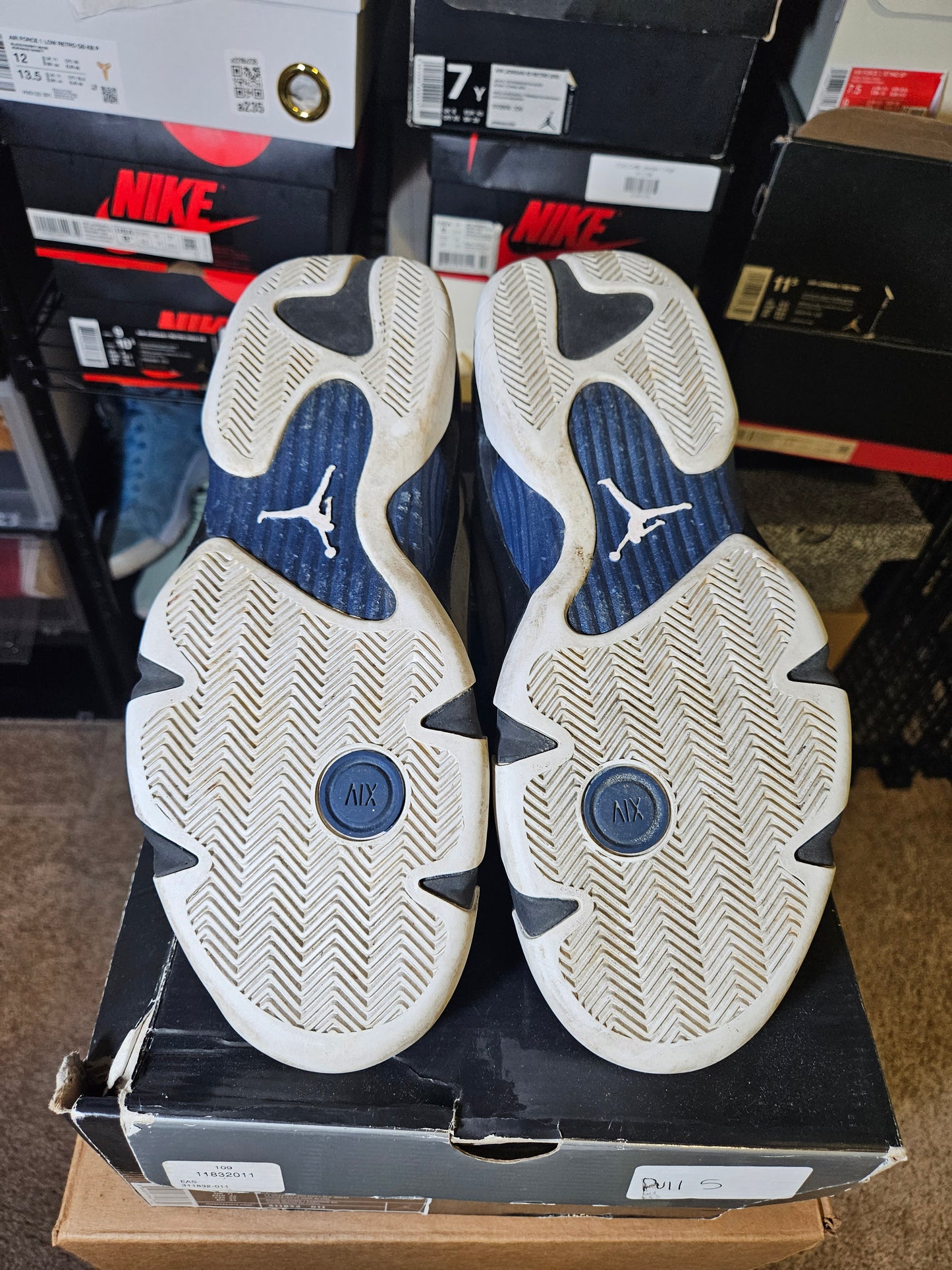 Size 12 - Air Jordan 14 Retro Graphite Navy