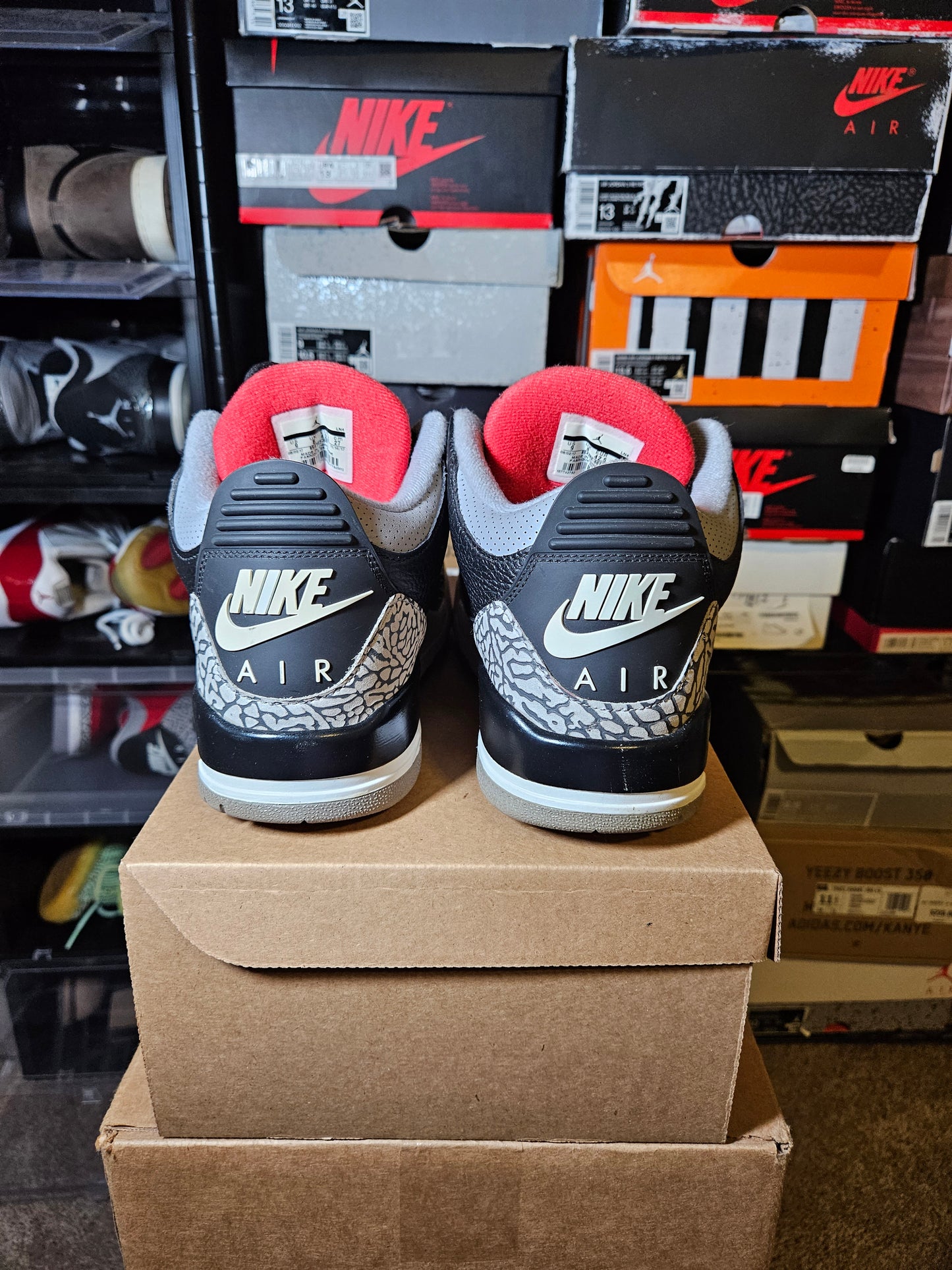 Size 9 - AJ 3 Retro OG Mid Black Cement