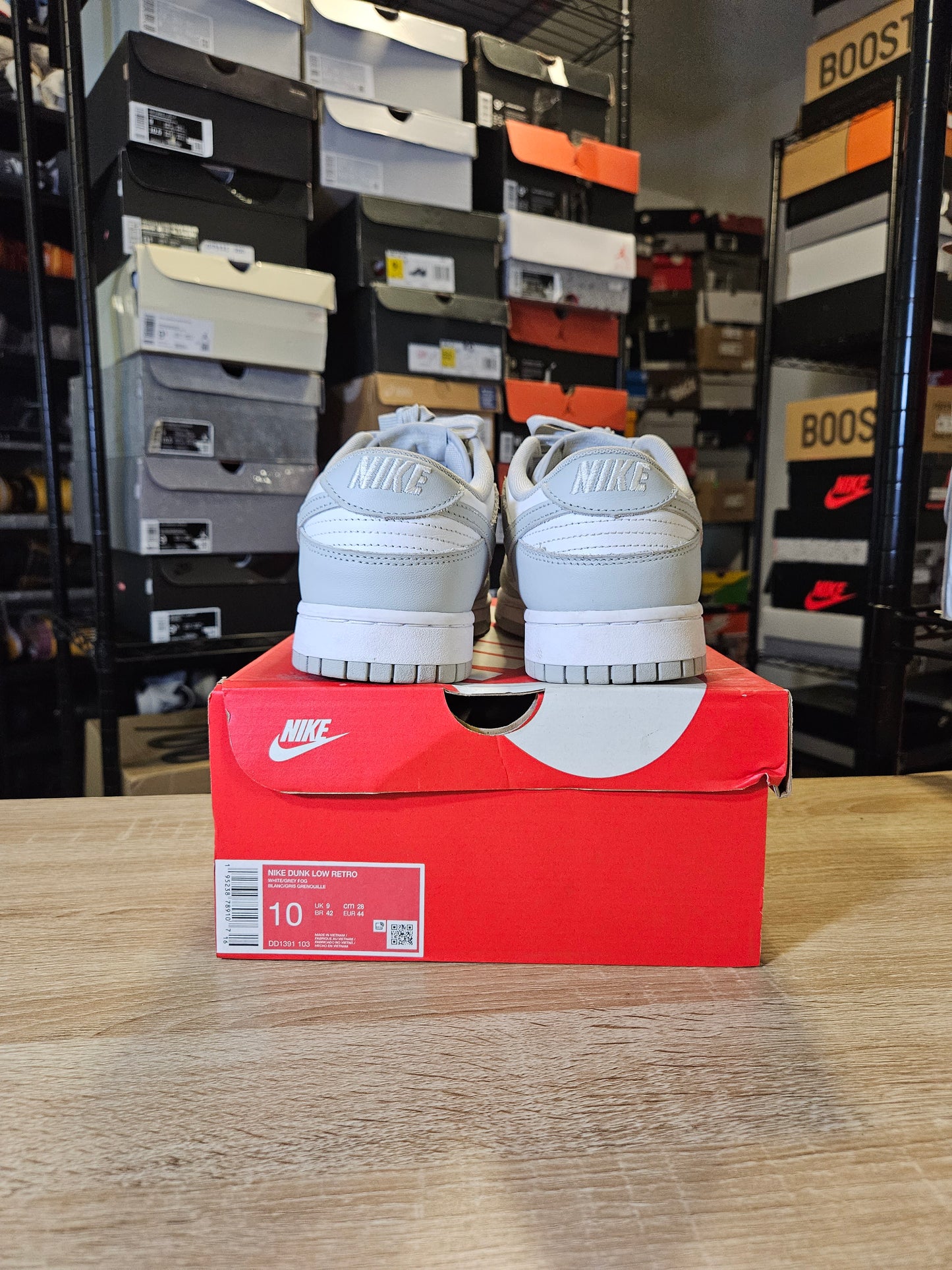 Size 10 - Dunk Low Grey Fog