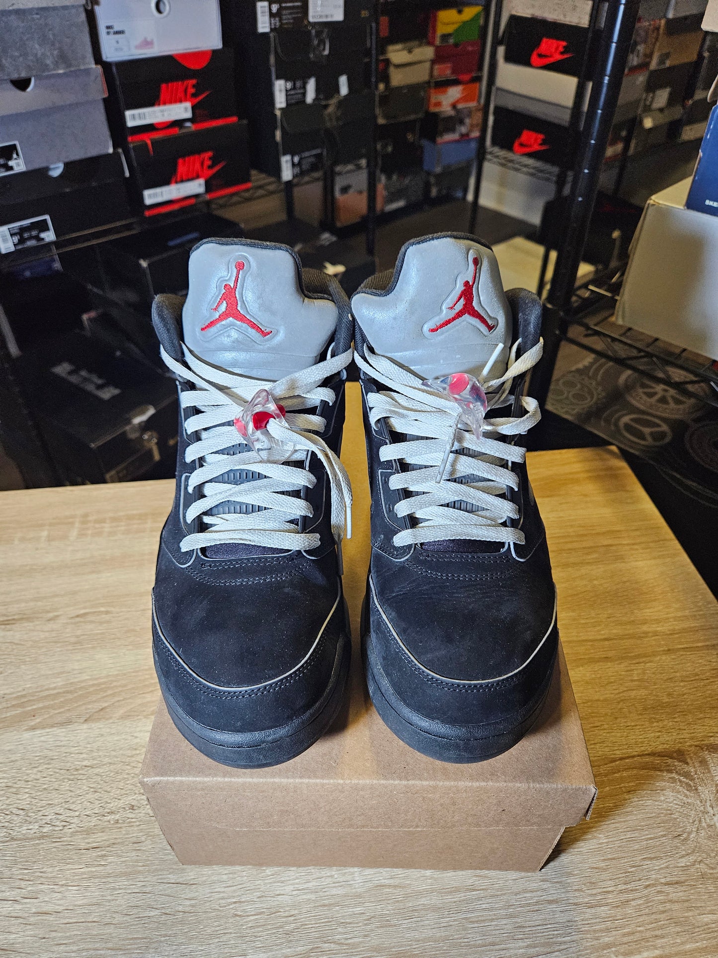 Size 11 - AJ 5 Retro OG Black Metallic Reimagined
