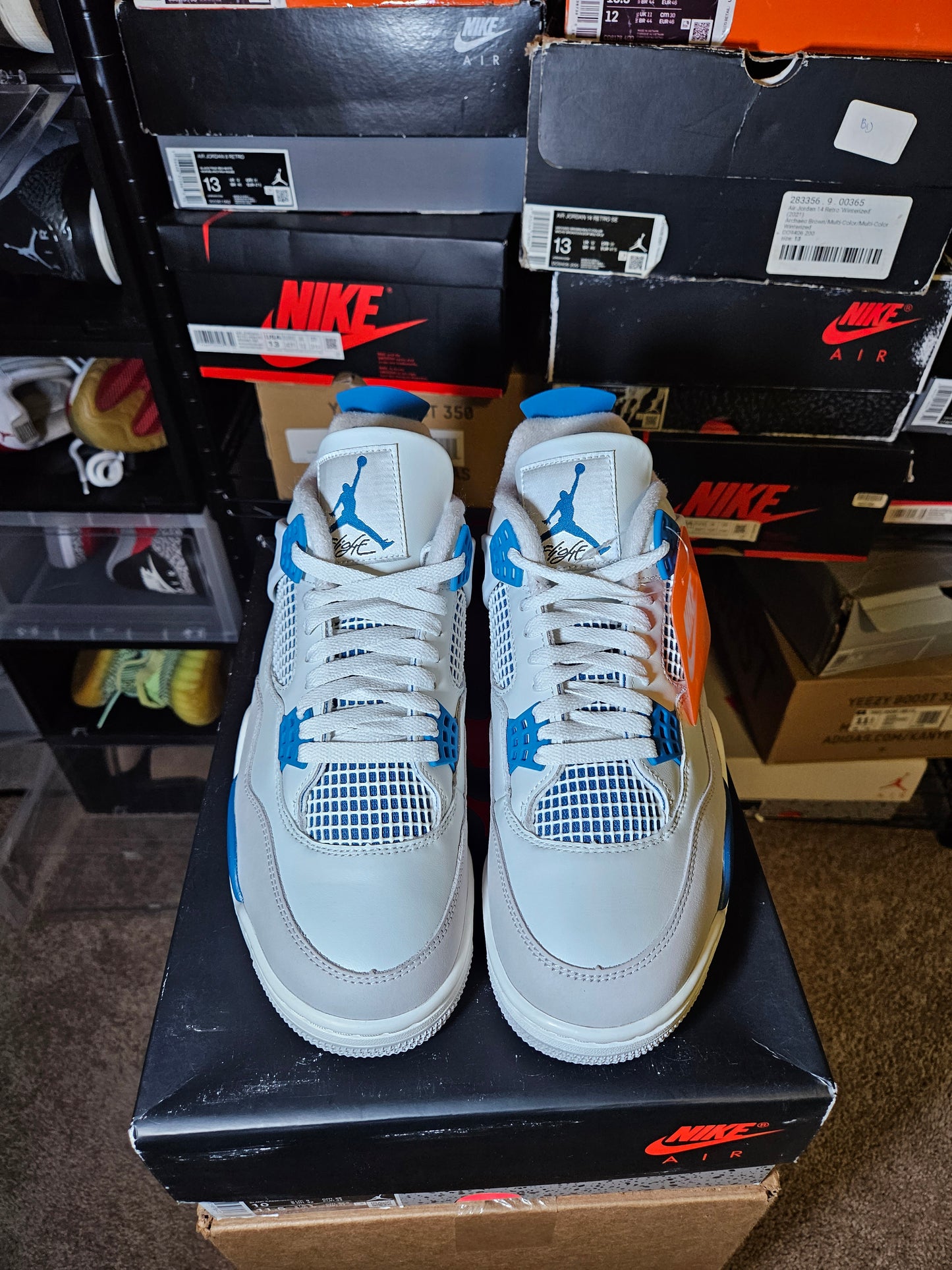 Size 10 - AJ 4 Retro 2024 Military Blue