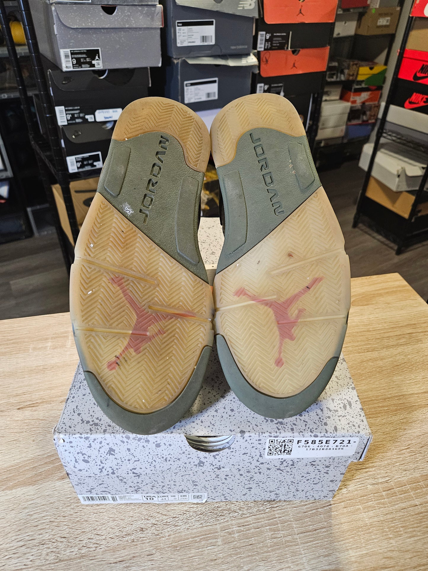 Size 10 - AJ 5 Olive