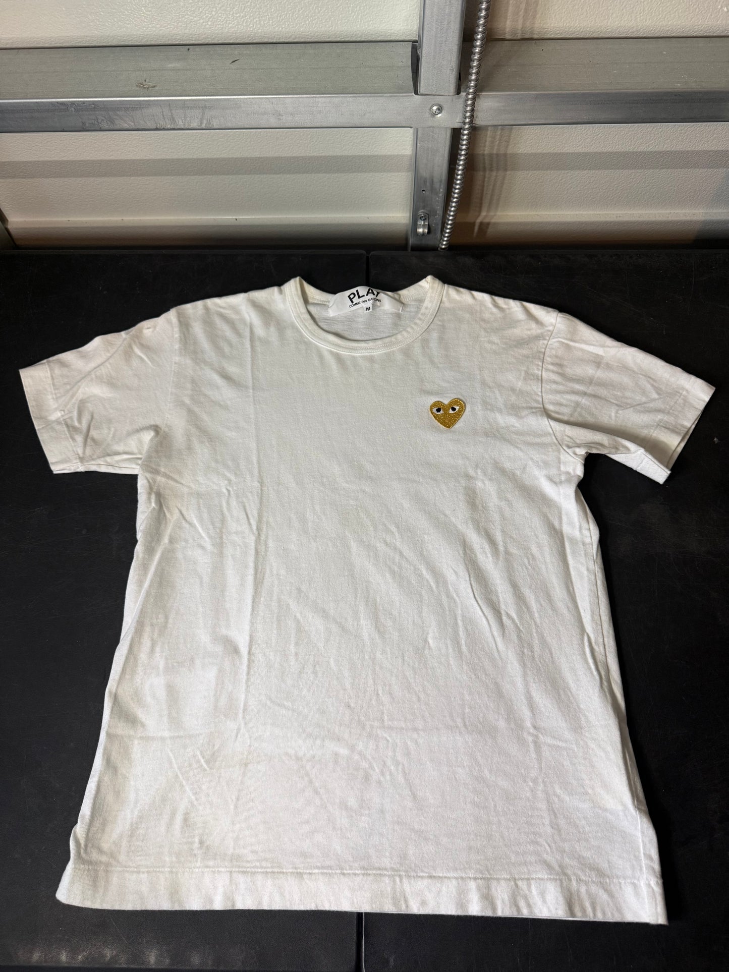 Size Medium - CDG Gold Heart Tshirt