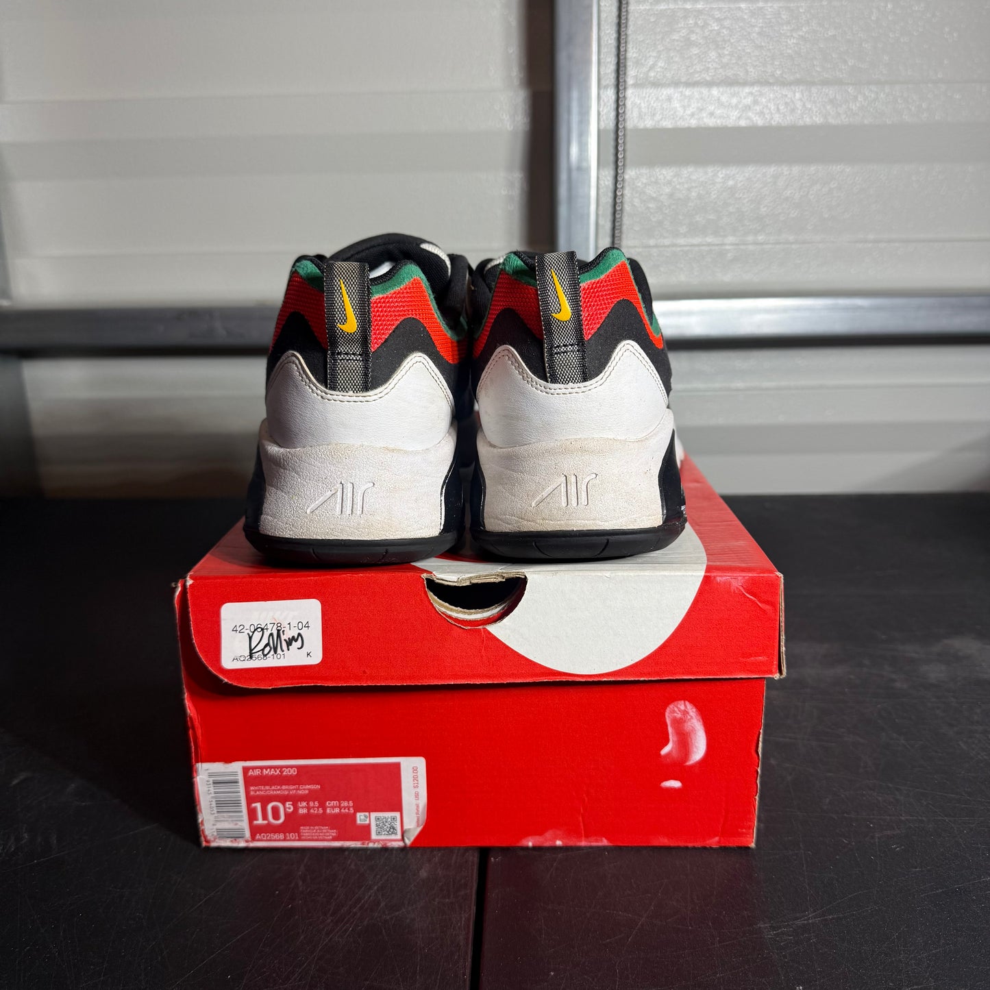 Size 10.5 - Air Max 200 Rasta