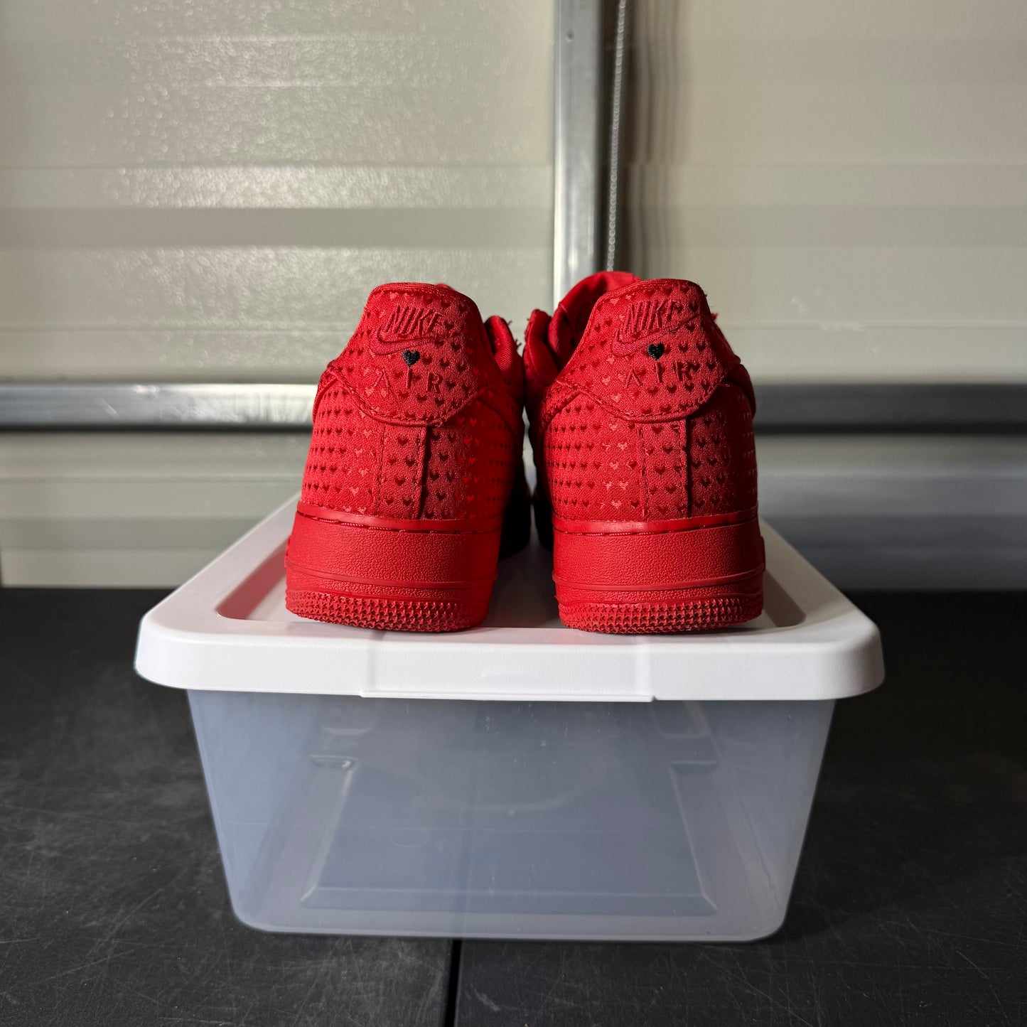 Size 10.5 - AF 1 Valentine’s Day Red