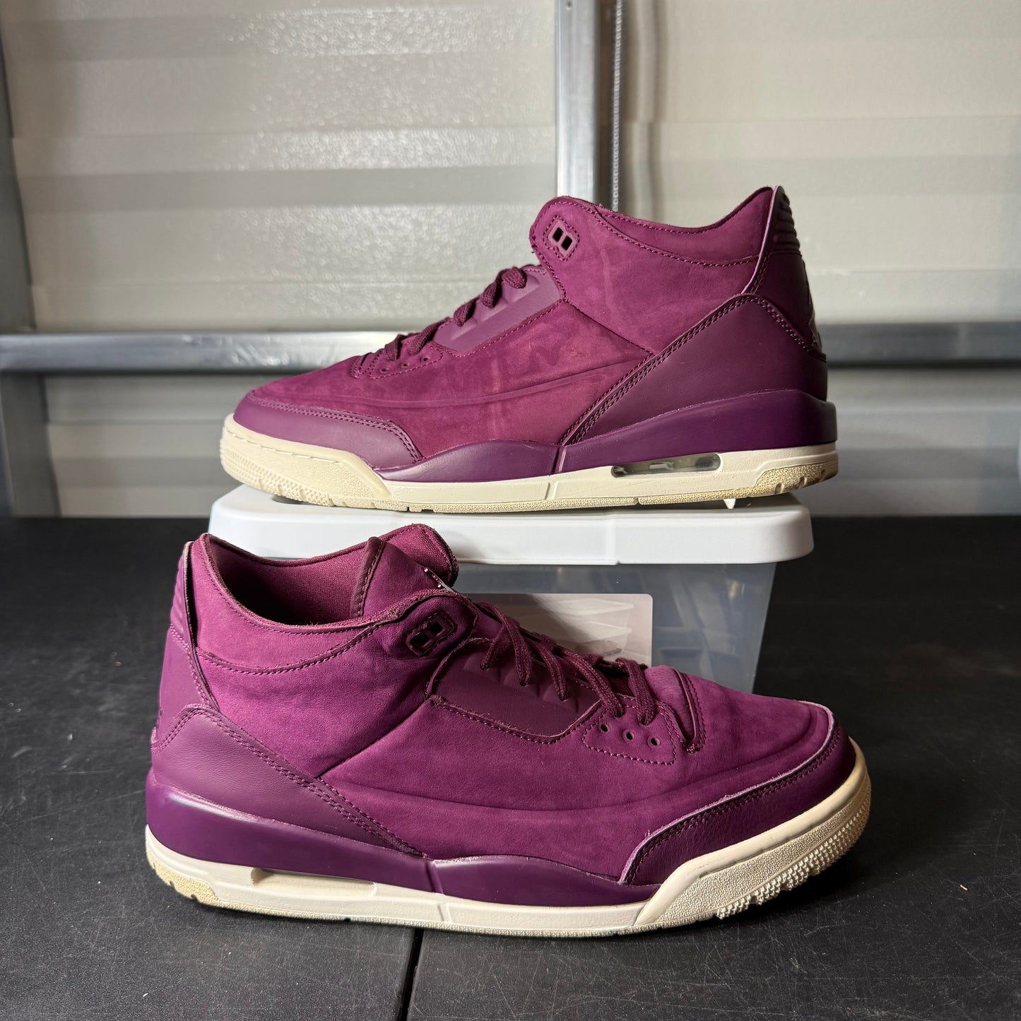 Size 12W - AJ 3 Bordeaux