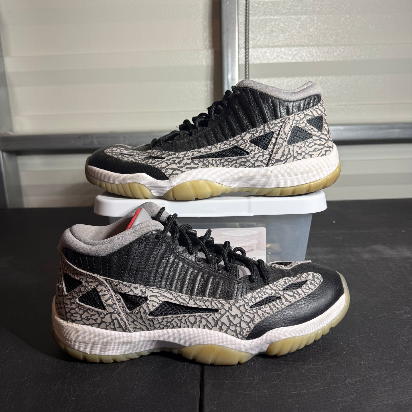 Size 11 - AJ 11 Retro IE Low Black Cement