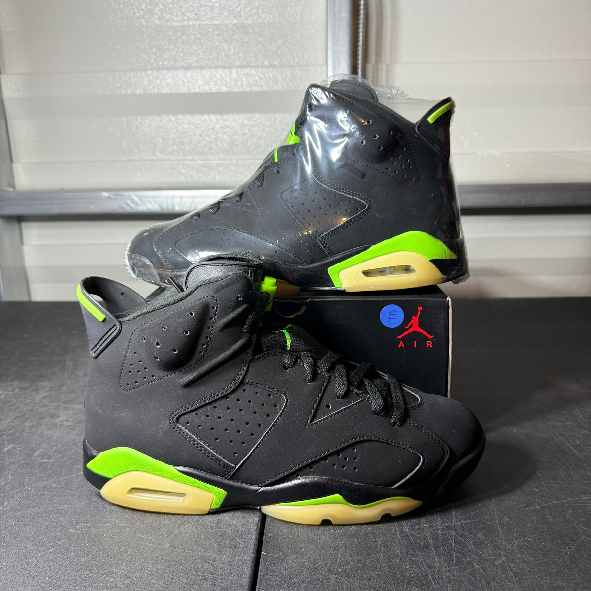 Size 10 - AJ 6 Electric Green