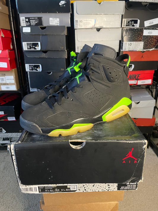 Size 9 - Jordan 6 Retro Electric Green 2021